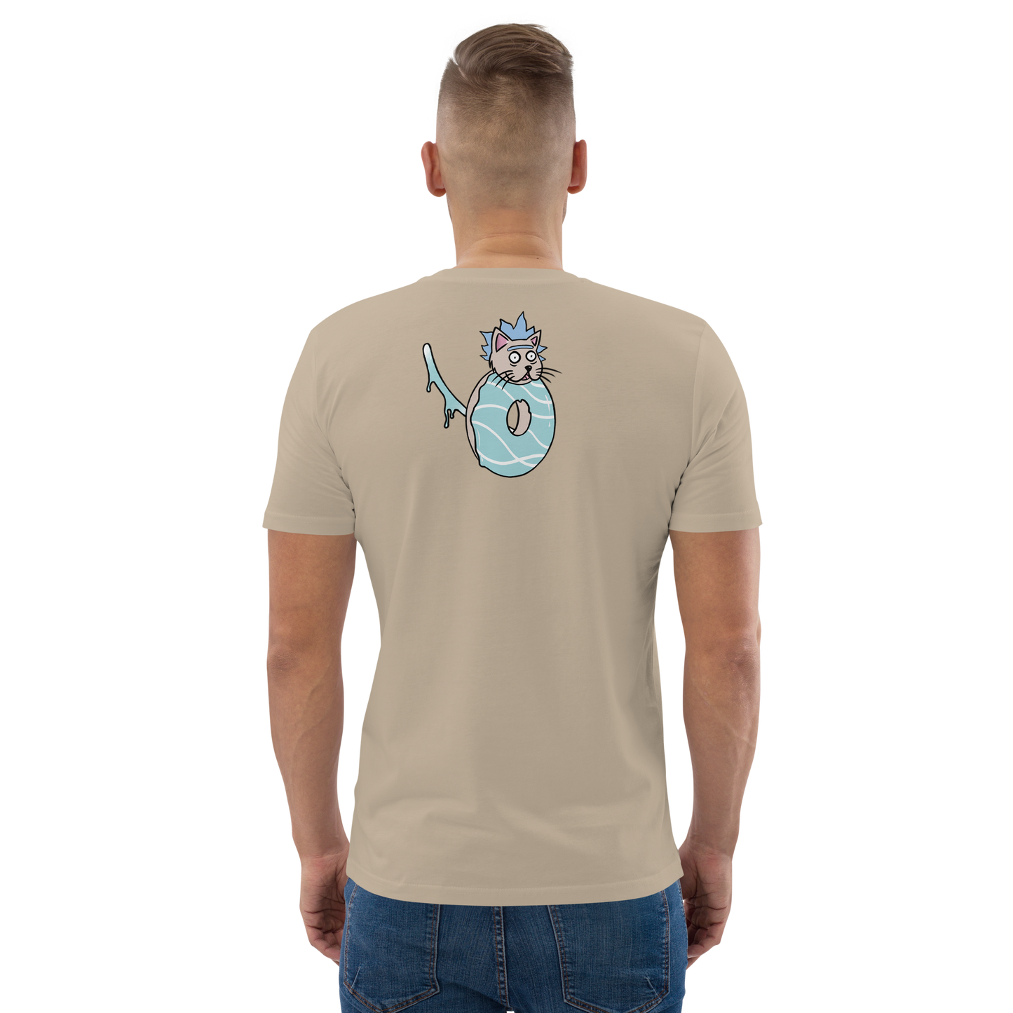 feat cr.em.y - Unisex organic cotton t-shirt REAR PRINT