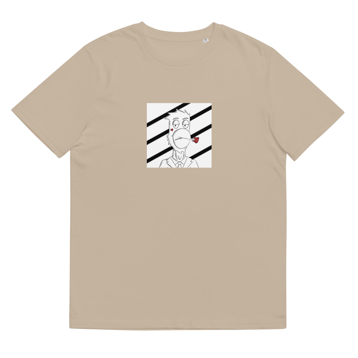 feat Mr. Crow x Drop Dread - MrCrowisFlying - Unisex organic cotton t-shirt SINGLE EDITION
