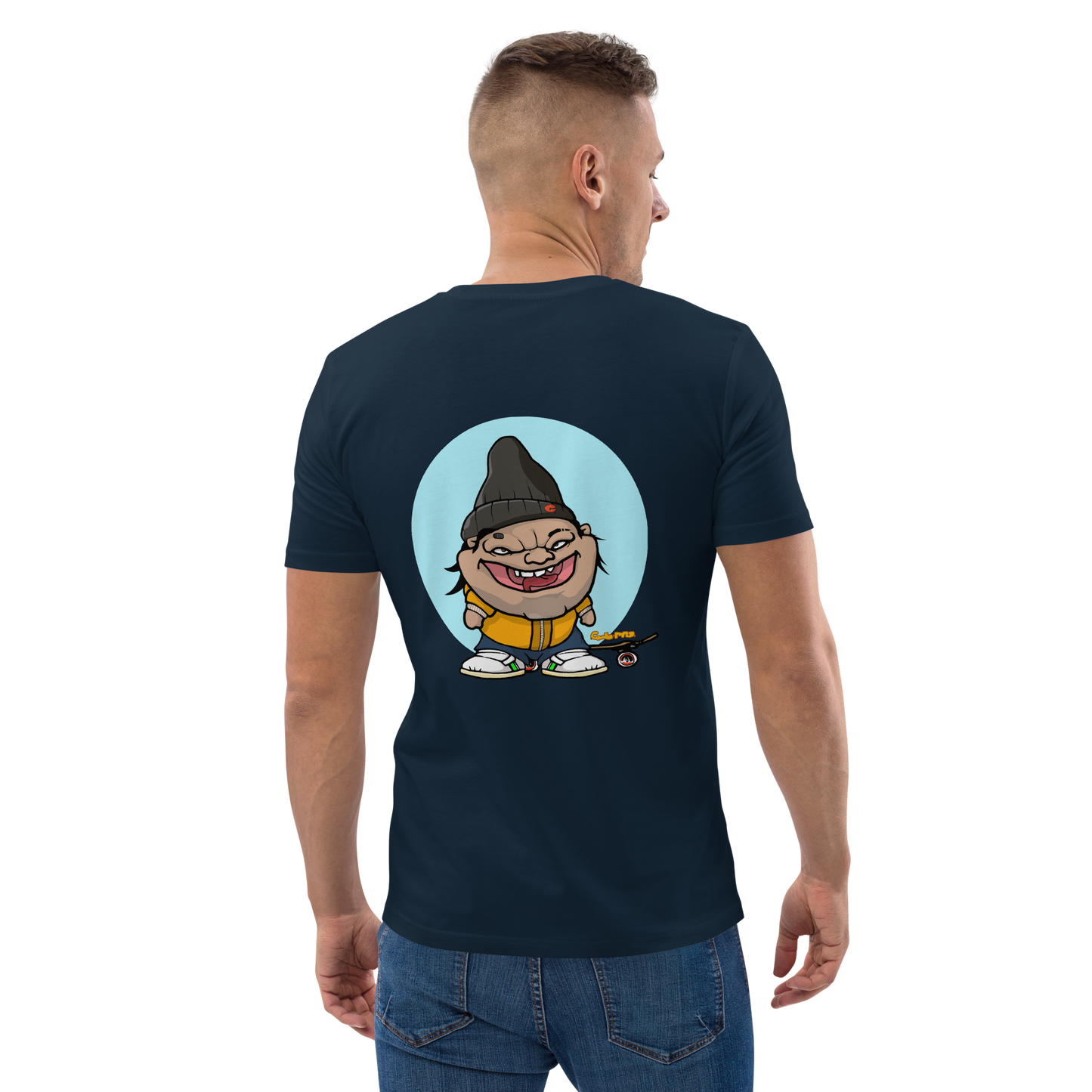 feat culpao_nft - Unisex organic cotton t-shirt REAR PRINT