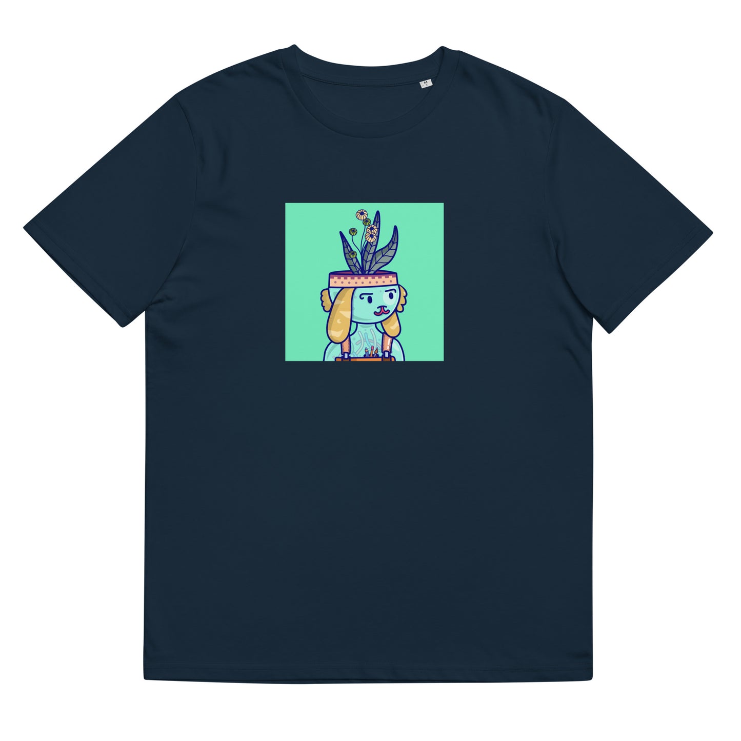 Unisex organic cotton t-shirt feat. NFT Daturians #1301