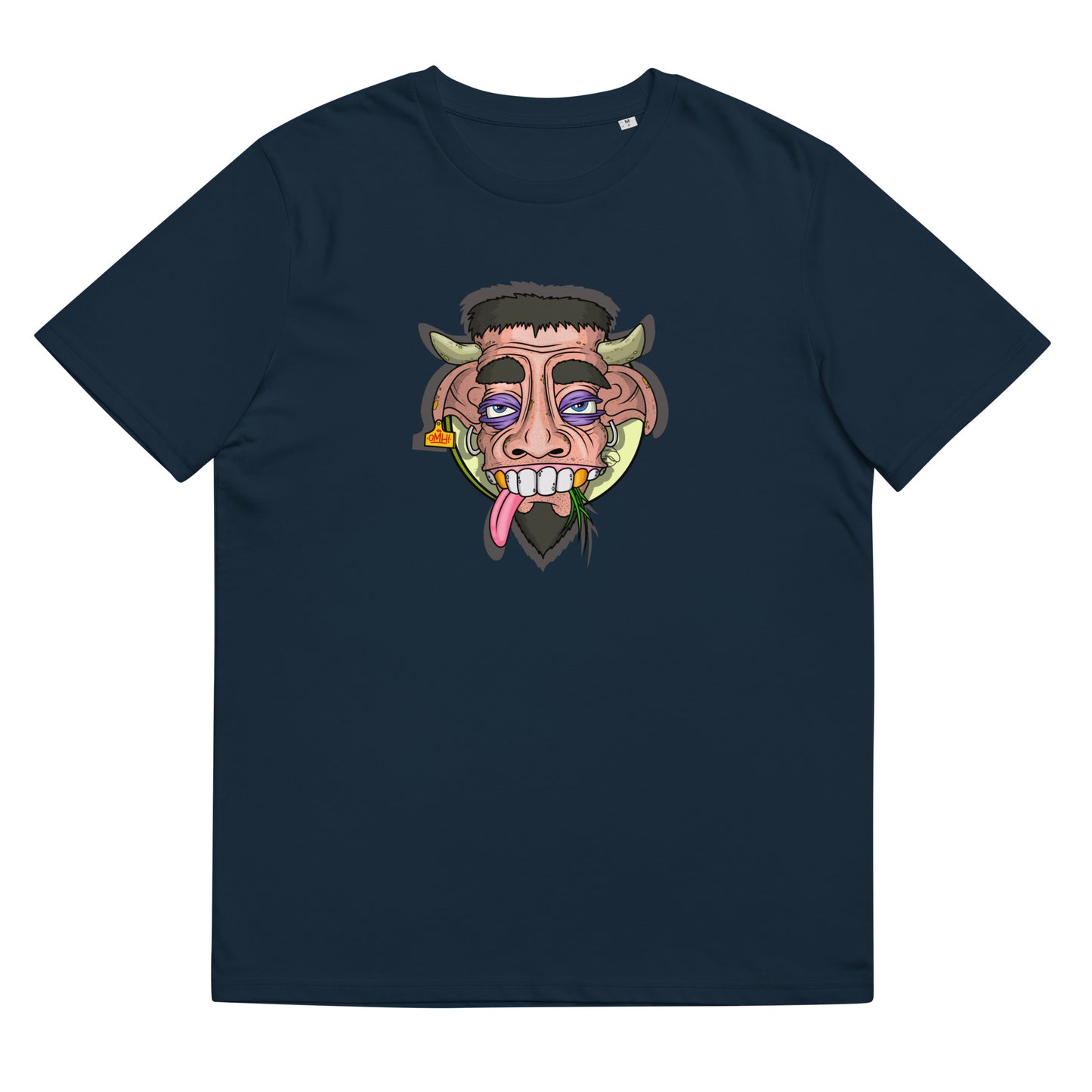 Unisex organic cotton t-shirt feat OldManHead