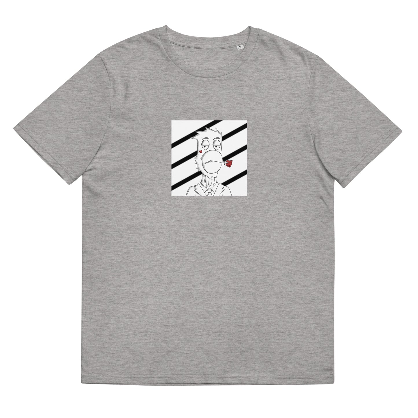 feat Mr. Crow x Drop Dread - MrCrowisFlying - Unisex organic cotton t-shirt SINGLE EDITION