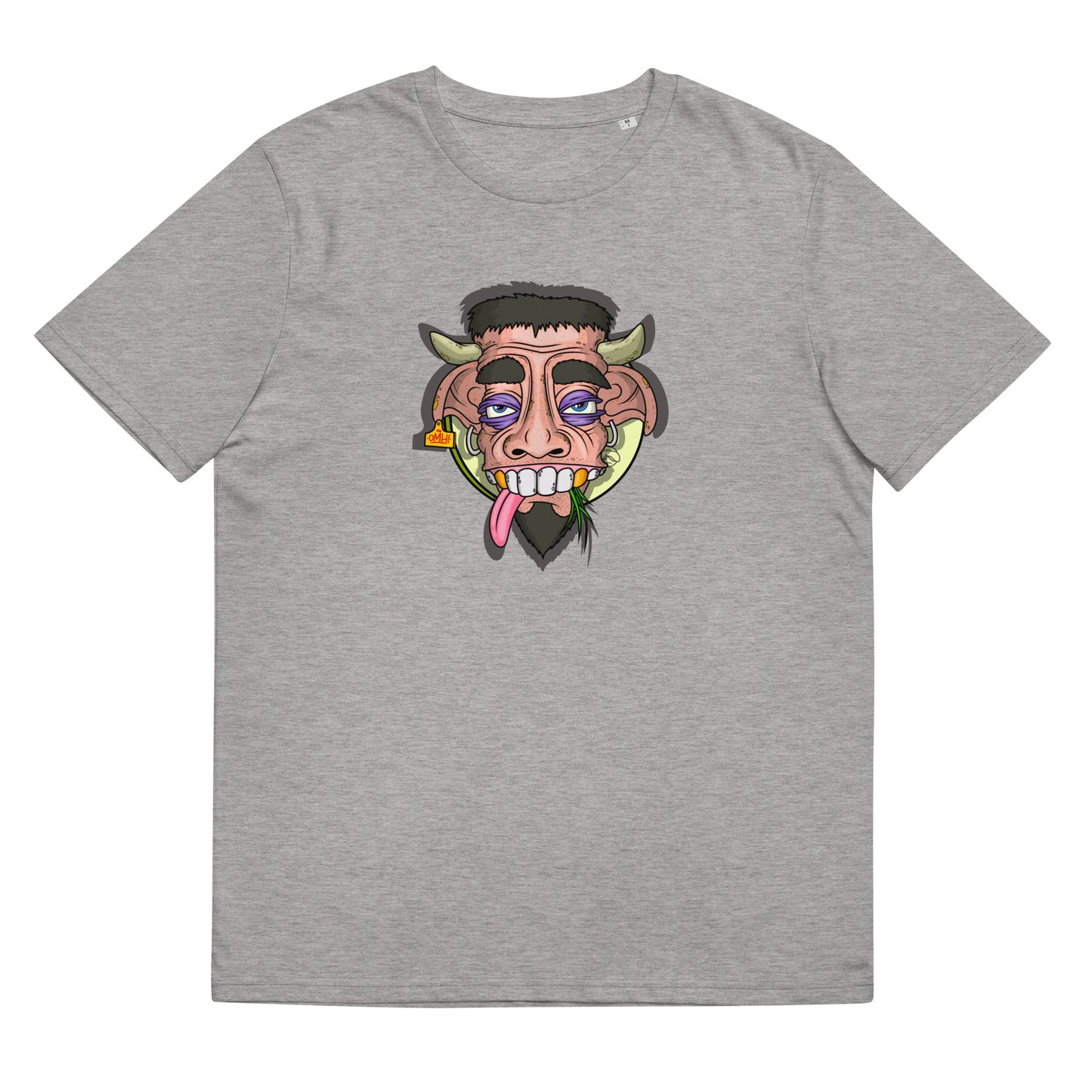 Unisex organic cotton t-shirt feat OldManHead