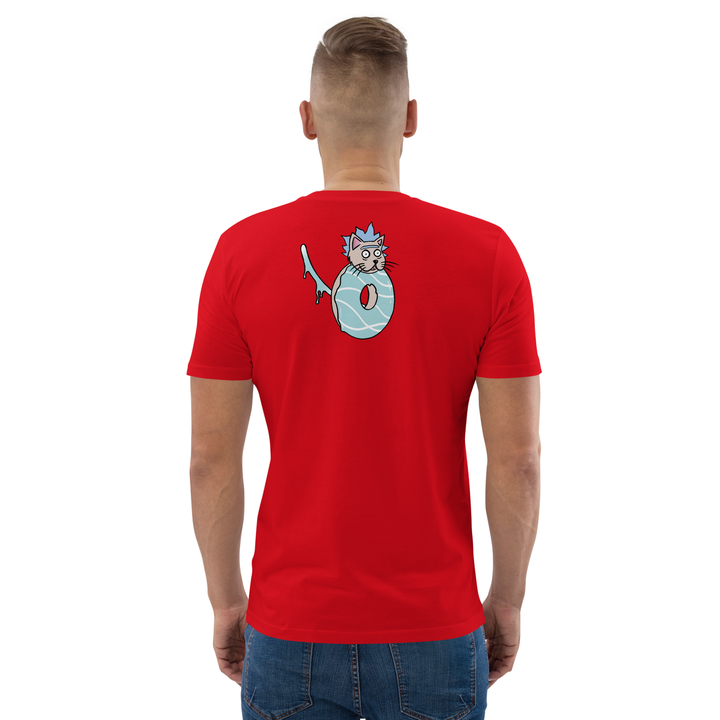 feat cr.em.y - Unisex organic cotton t-shirt REAR PRINT