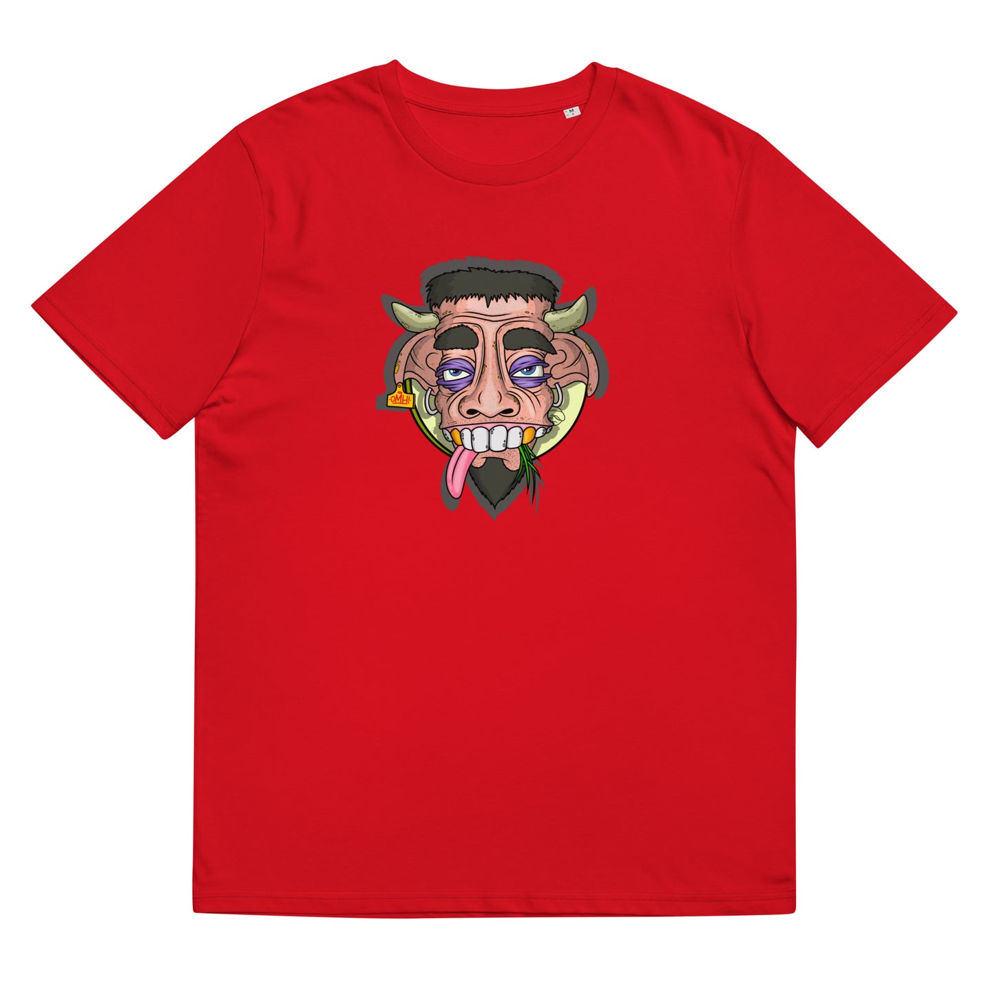 Unisex organic cotton t-shirt feat OldManHead