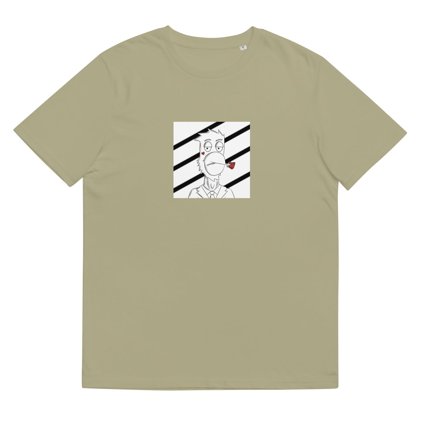 feat Mr. Crow x Drop Dread - MrCrowisFlying - Unisex organic cotton t-shirt SINGLE EDITION