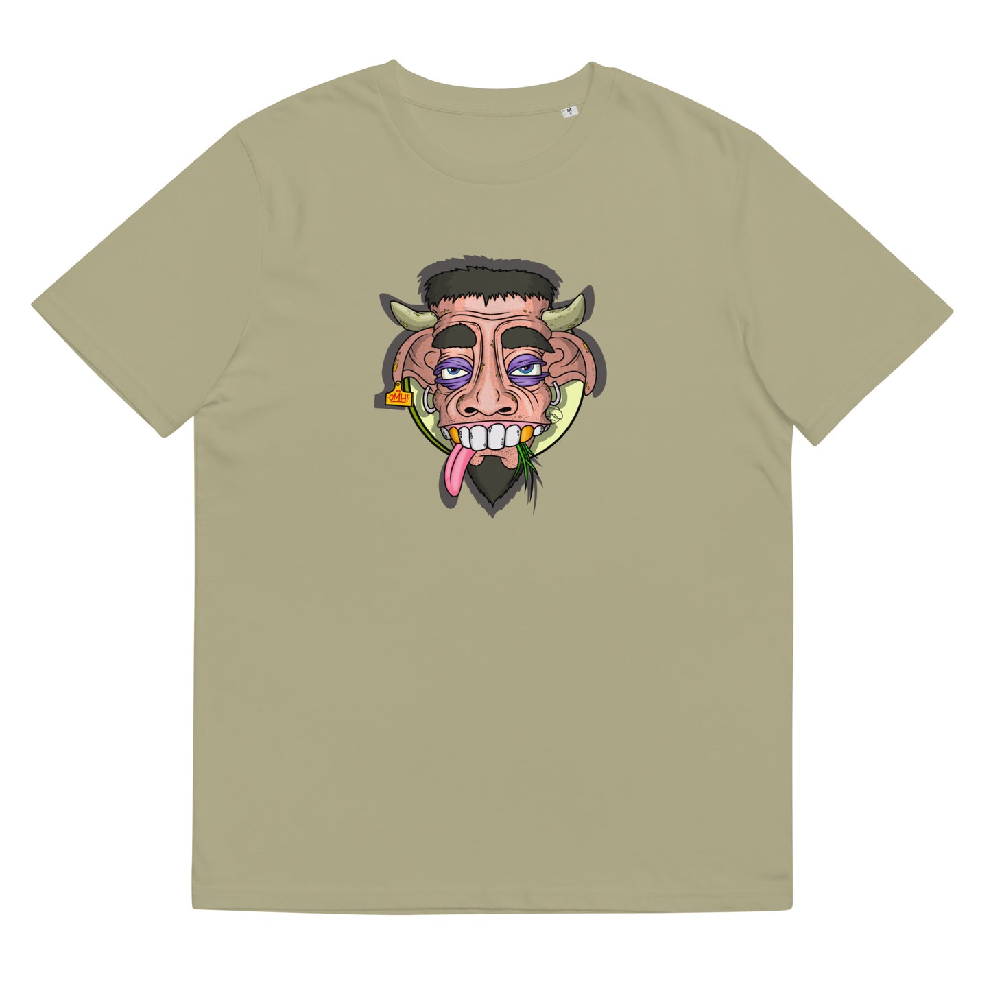 Unisex organic cotton t-shirt feat OldManHead