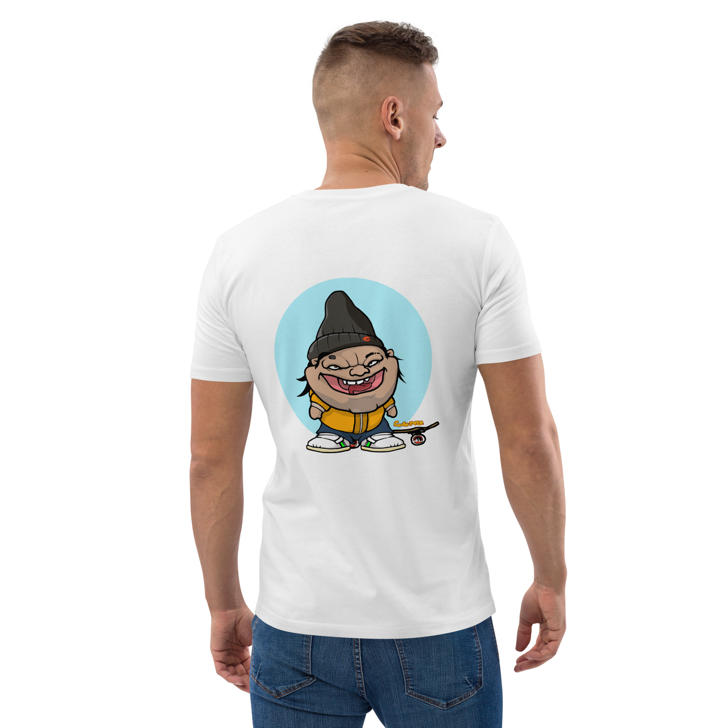 feat culpao_nft - Unisex organic cotton t-shirt REAR PRINT