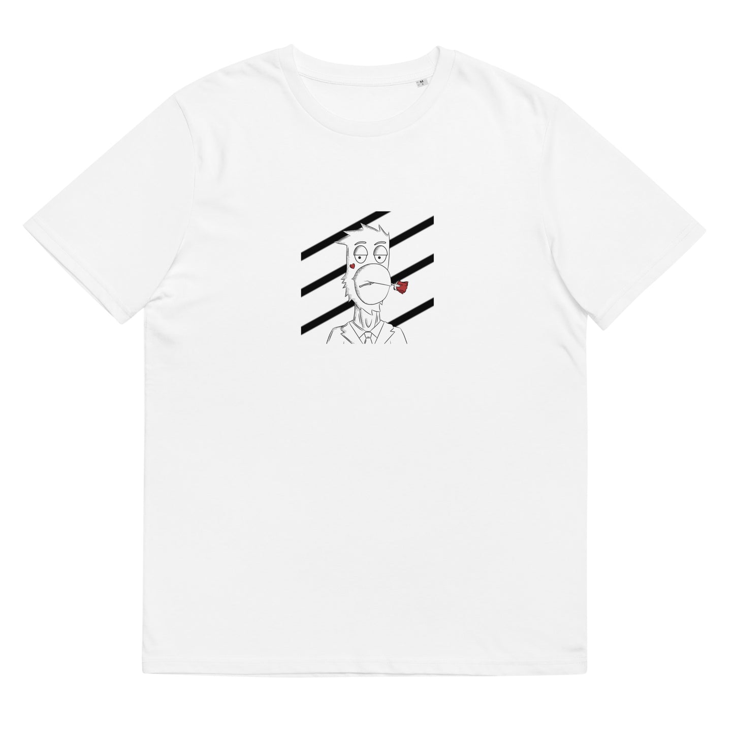 feat Mr. Crow x Drop Dread - MrCrowisFlying - Unisex organic cotton t-shirt SINGLE EDITION