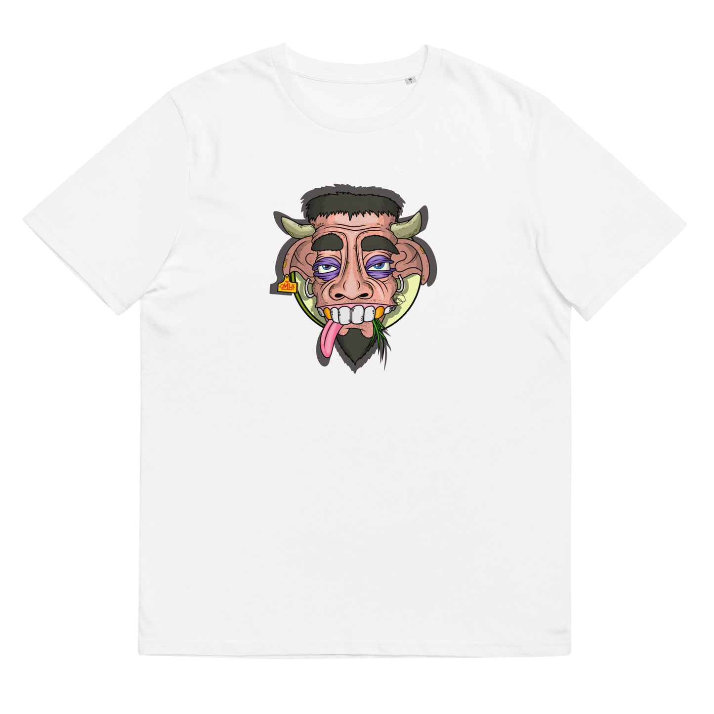 Unisex organic cotton t-shirt feat OldManHead