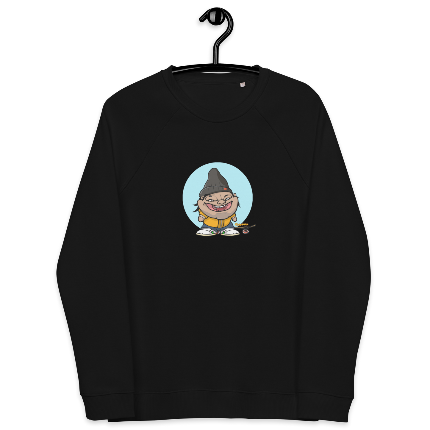 feat culpao_nft - Unisex organic raglan sweatshirt