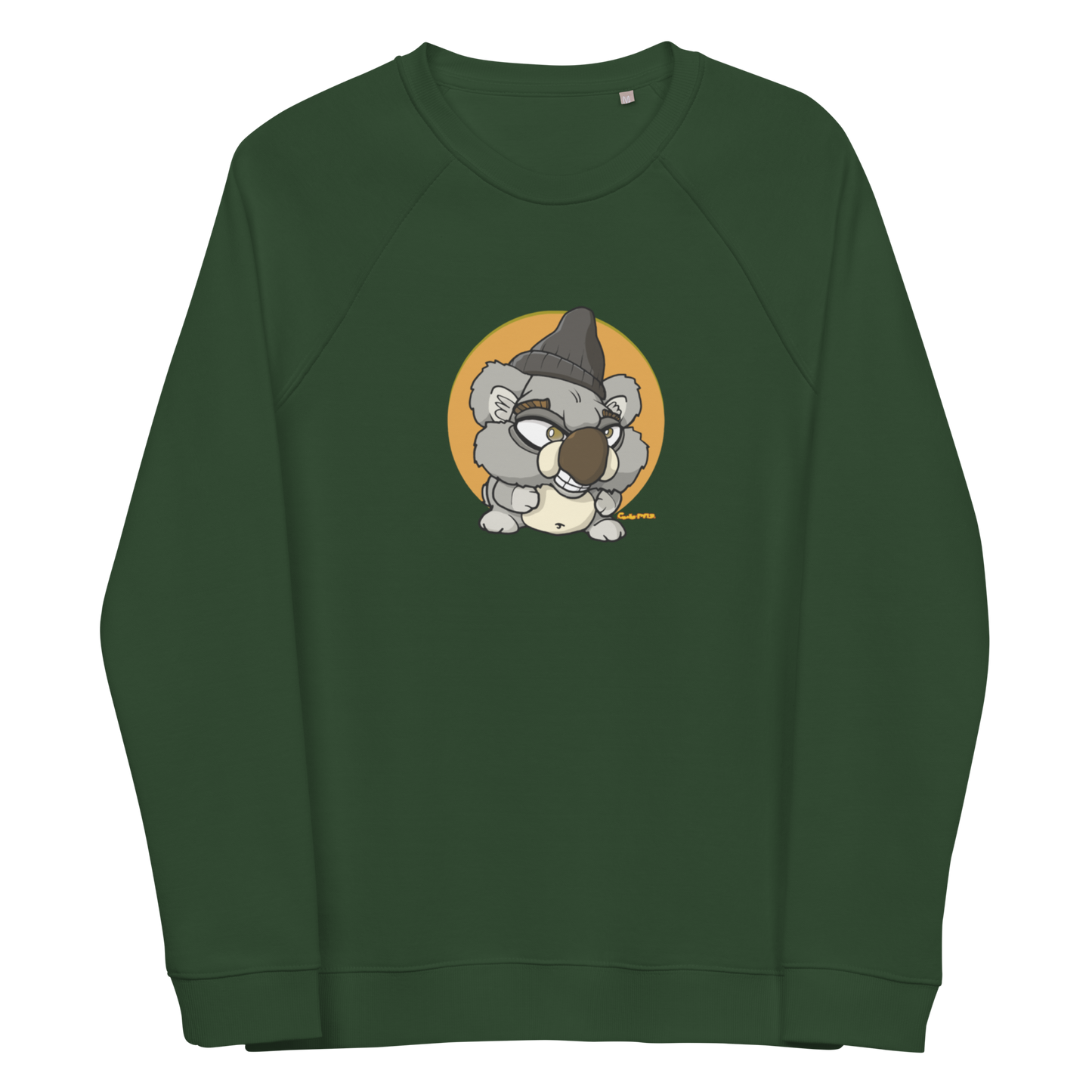 feat culpao_nft - Unisex organic raglan sweatshirt