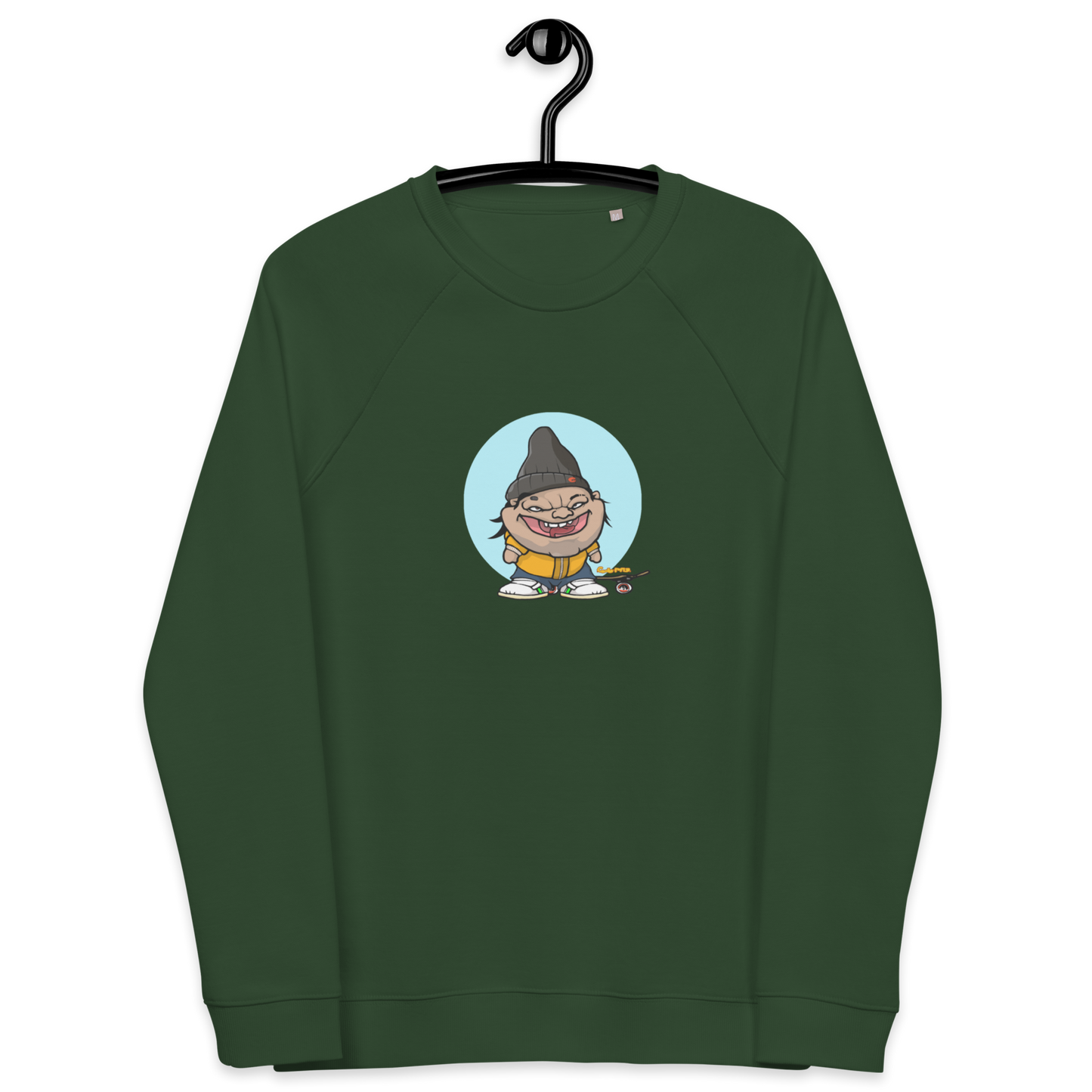 feat culpao_nft - Unisex organic raglan sweatshirt