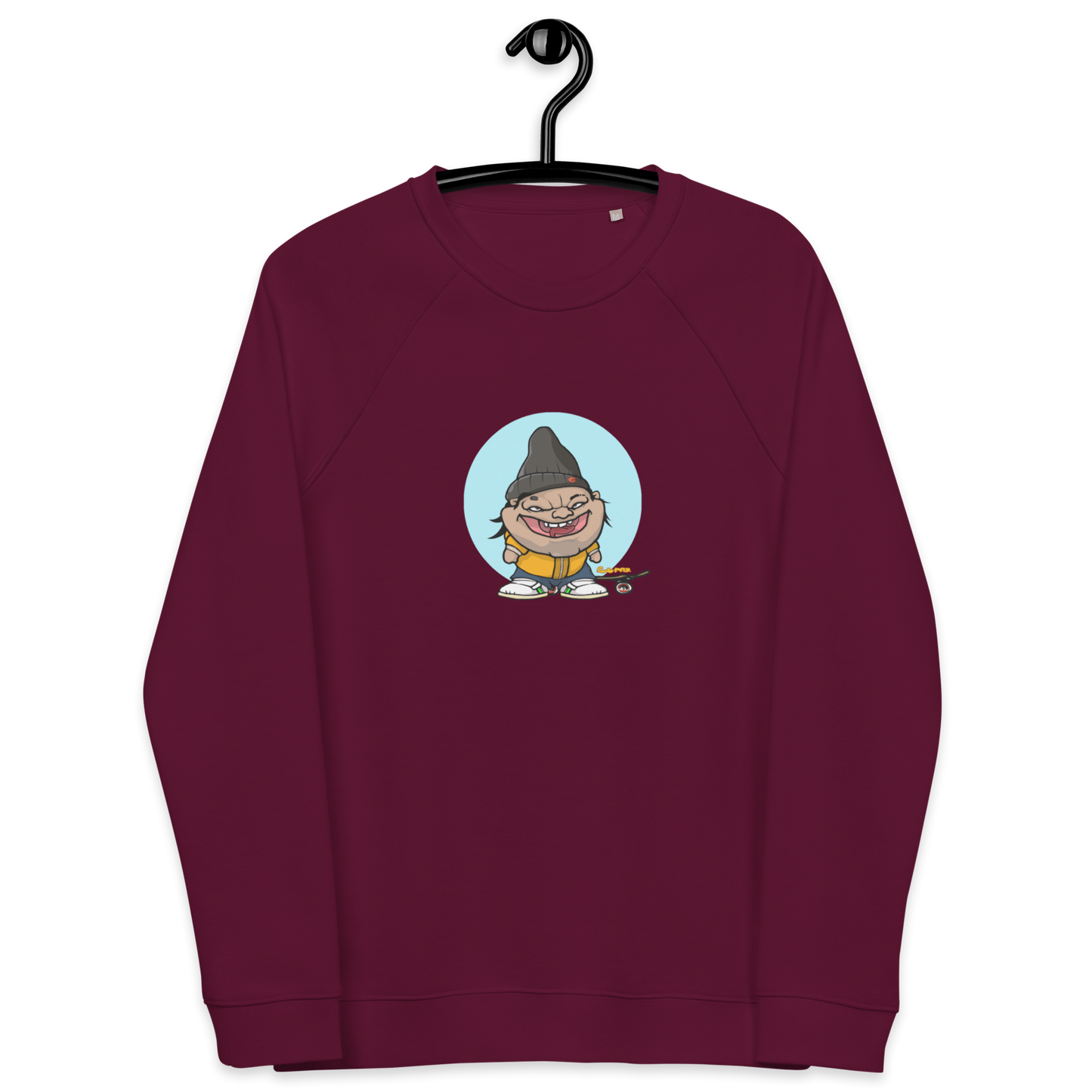 feat culpao_nft - Unisex organic raglan sweatshirt
