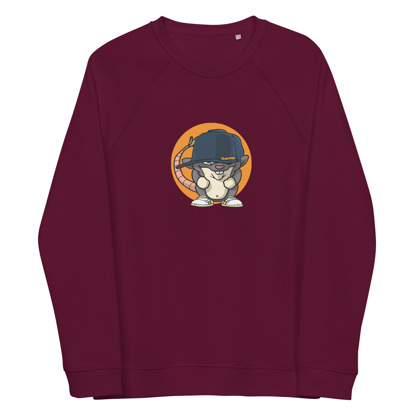 feat culpao_nft - Unisex organic raglan sweatshirt