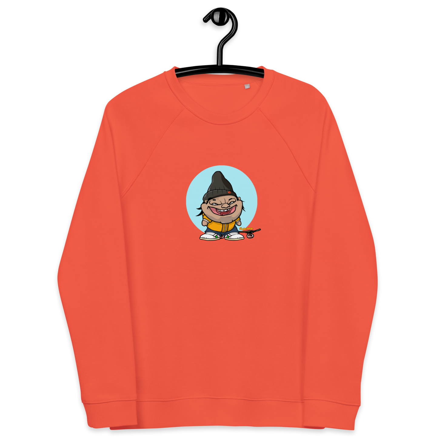 feat culpao_nft - Unisex organic raglan sweatshirt