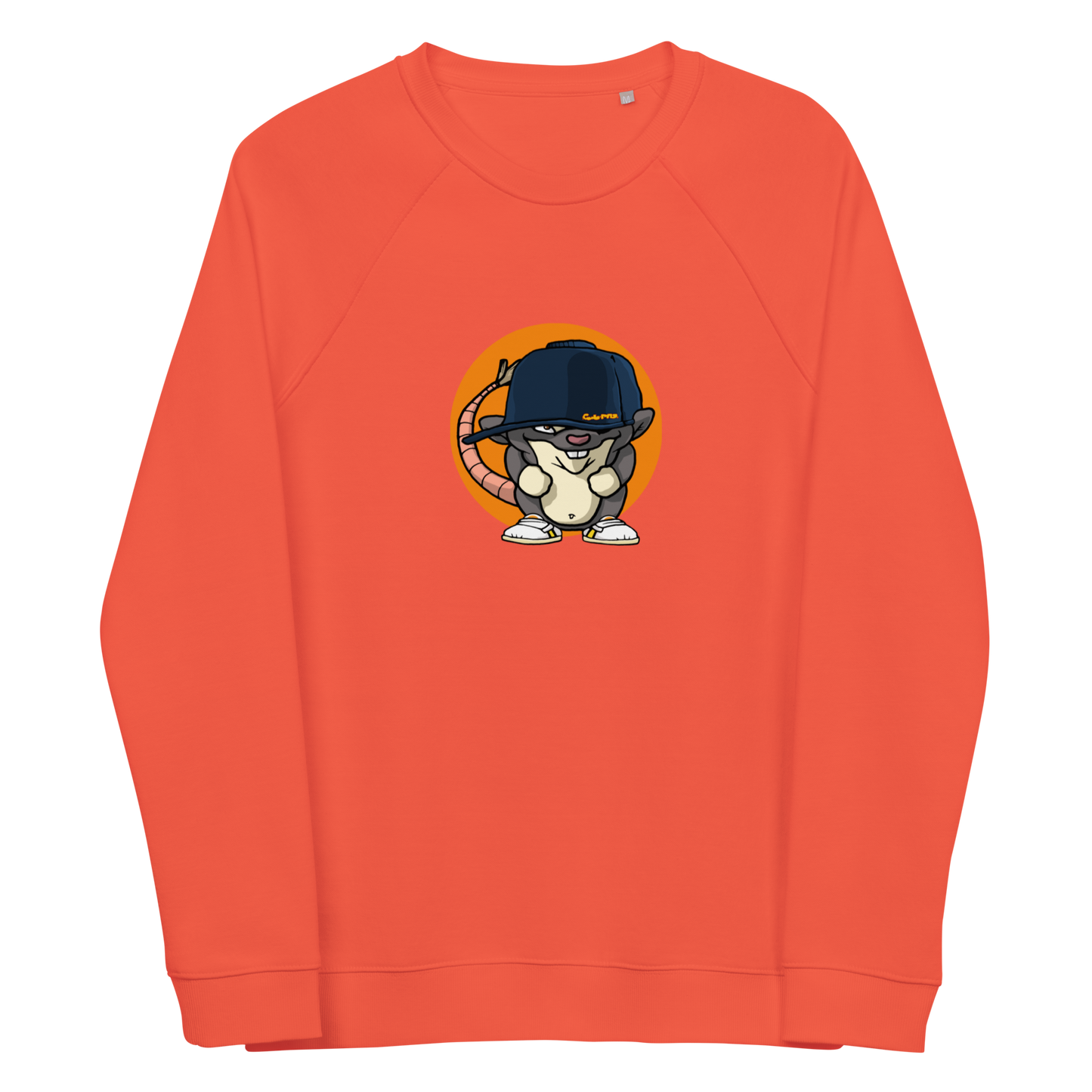 feat culpao_nft - Unisex organic raglan sweatshirt