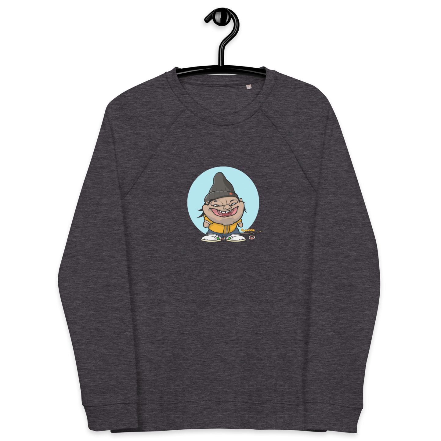 feat culpao_nft - Unisex organic raglan sweatshirt