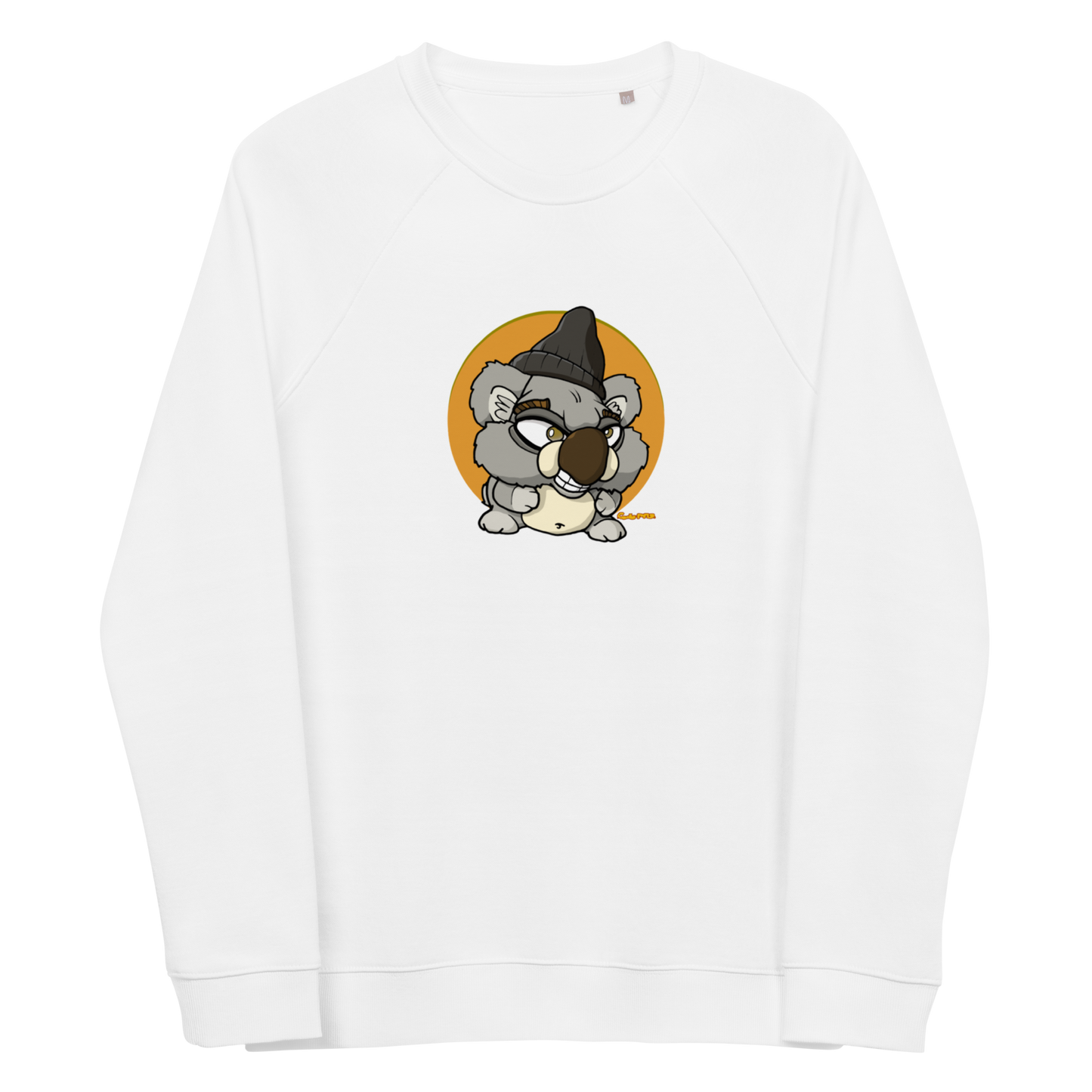 feat culpao_nft - Unisex organic raglan sweatshirt