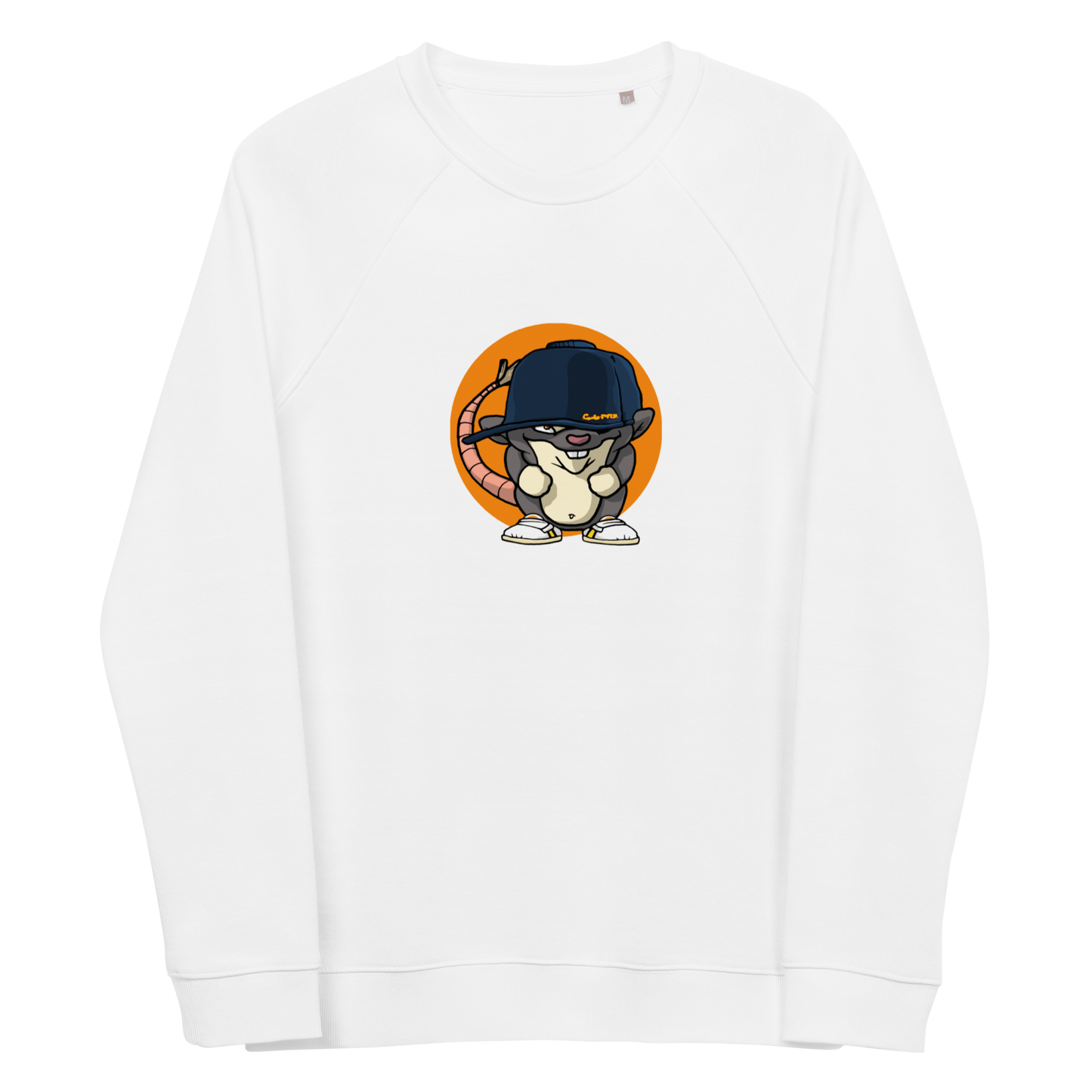 feat culpao_nft - Unisex organic raglan sweatshirt