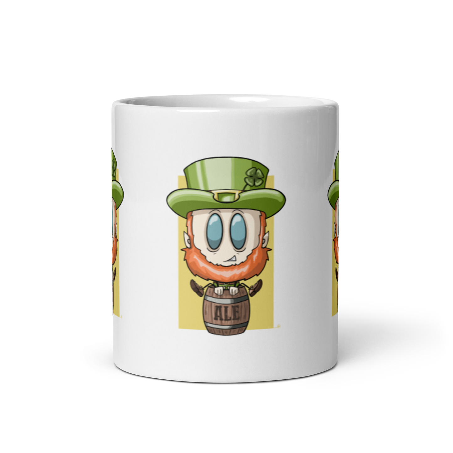 feat. SK - White glossy mug
