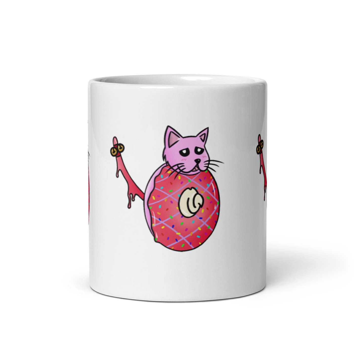 feat cr.em.y - White glossy mug