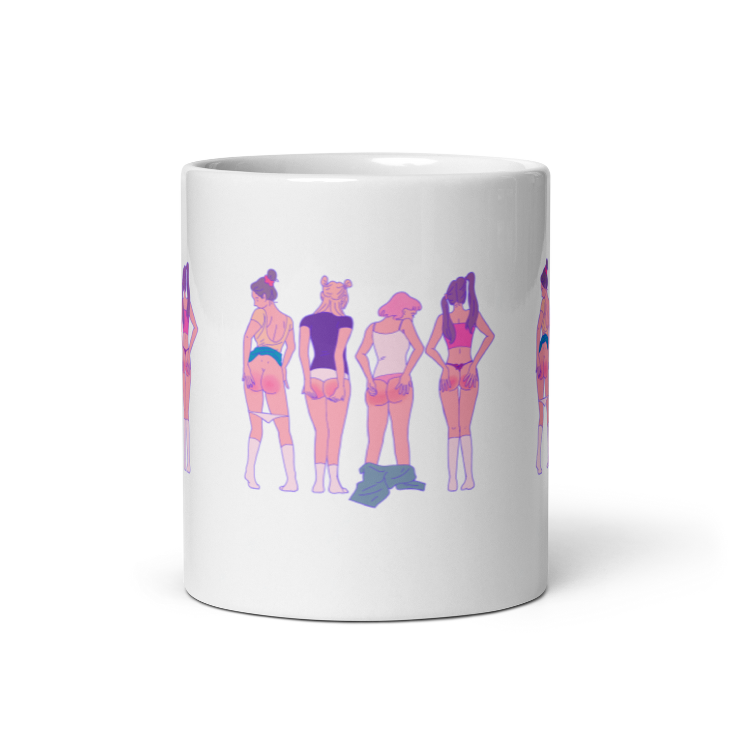 feat Jiangbrulant - White glossy mug