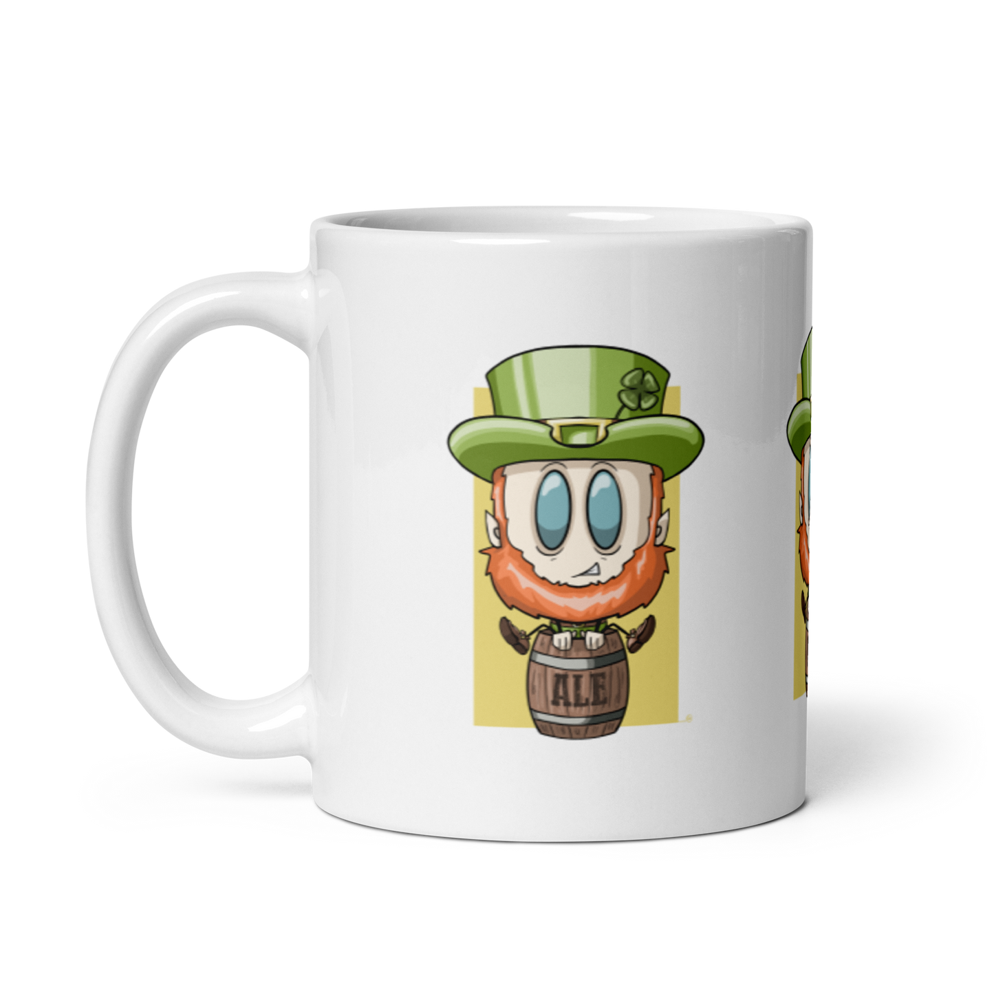feat. SK - White glossy mug