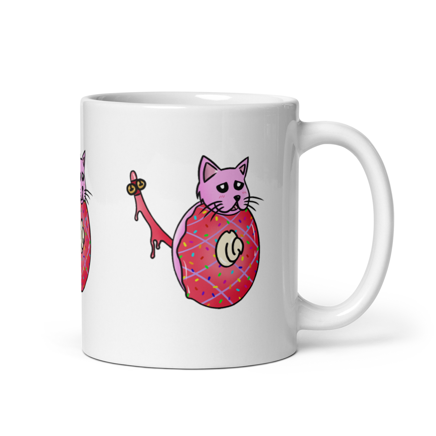 feat cr.em.y - White glossy mug