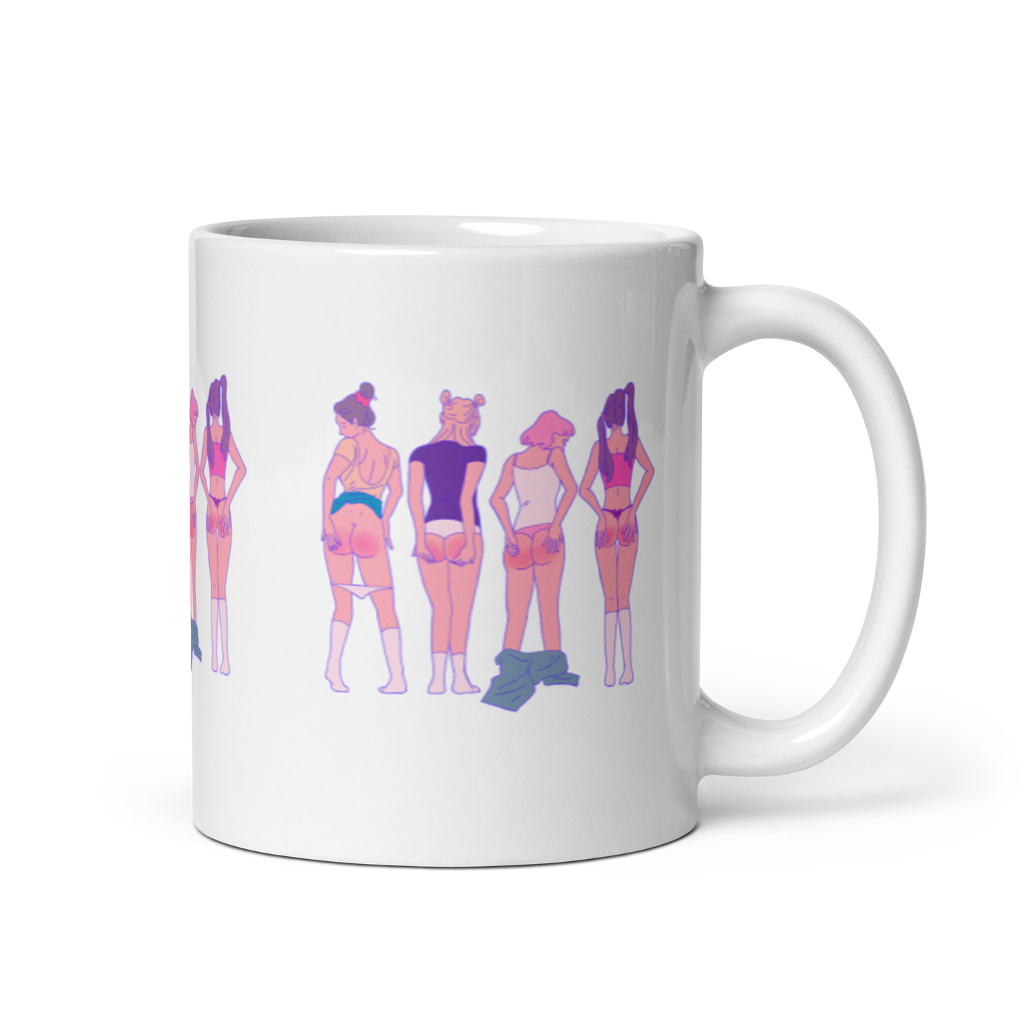 feat Jiangbrulant - White glossy mug