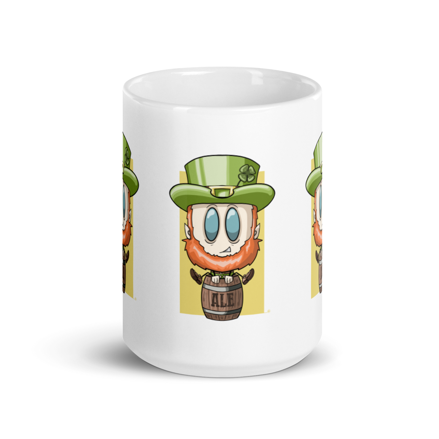 feat. SK - White glossy mug