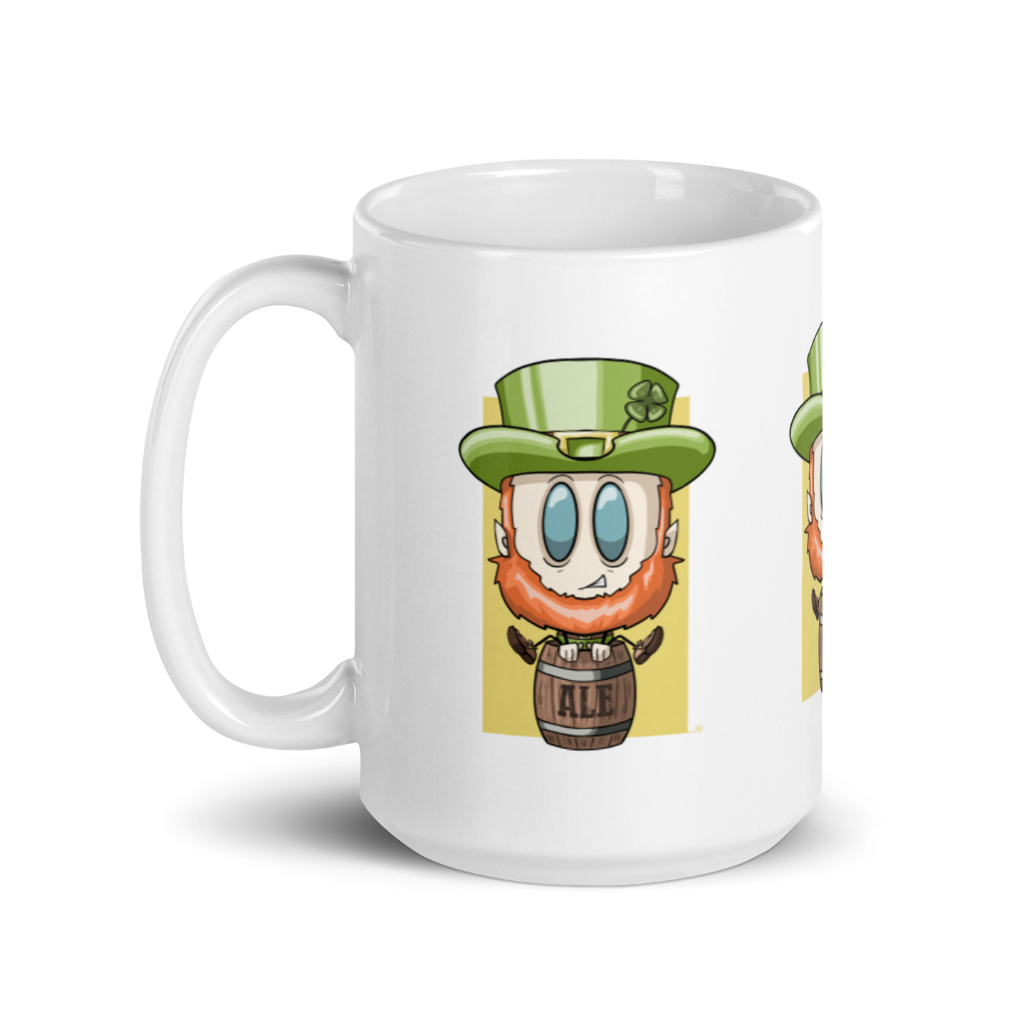 feat. SK - White glossy mug