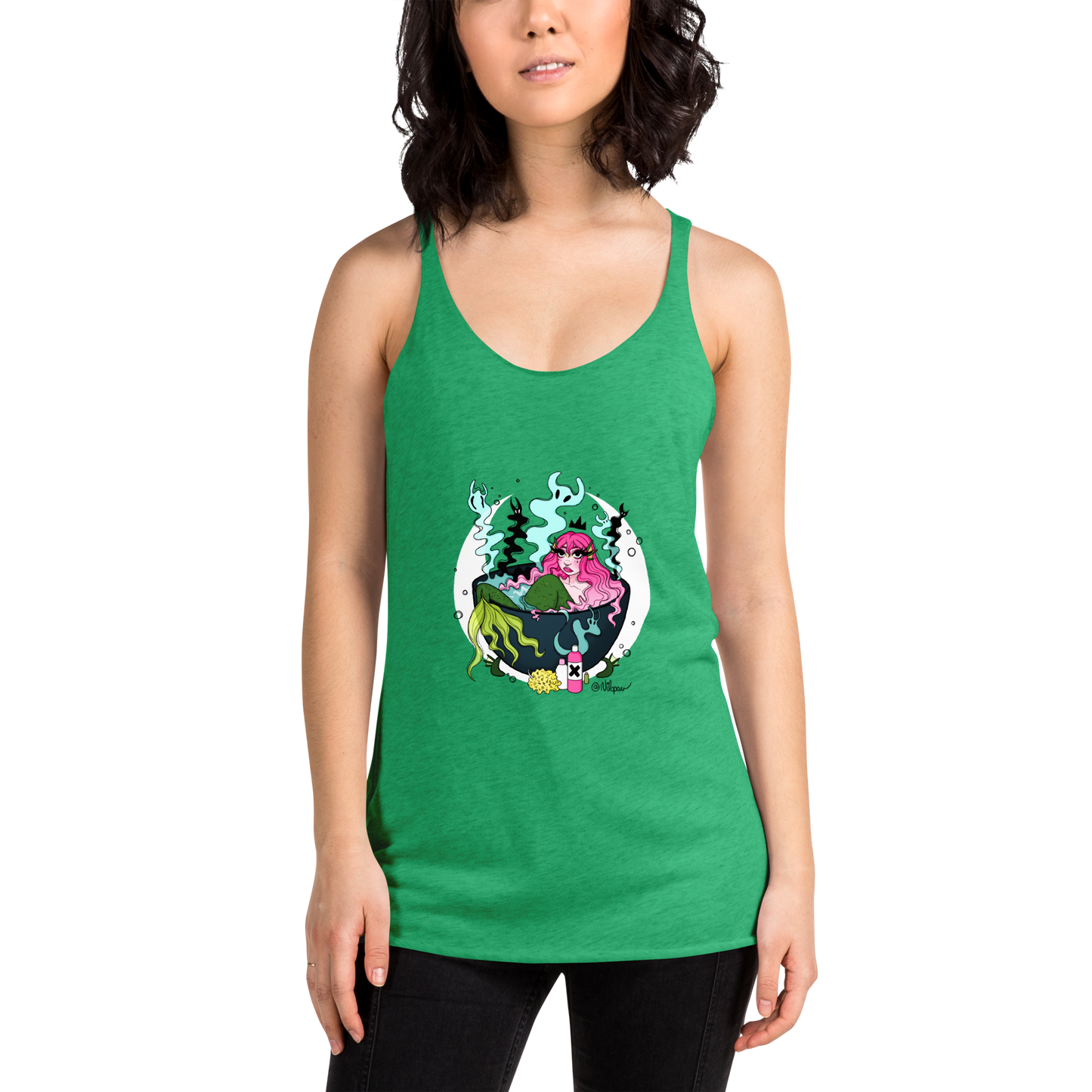 Mermaid by Nilopav - Women's Racerback Tank