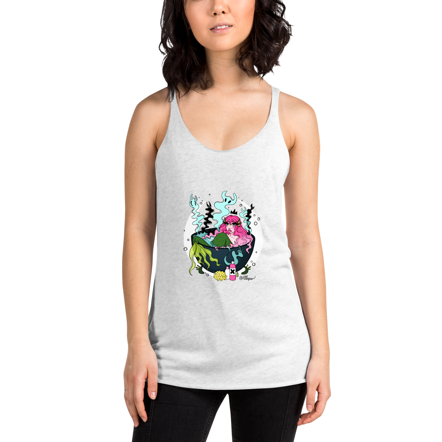 Mermaid by Nilopav - Women's Racerback Tank