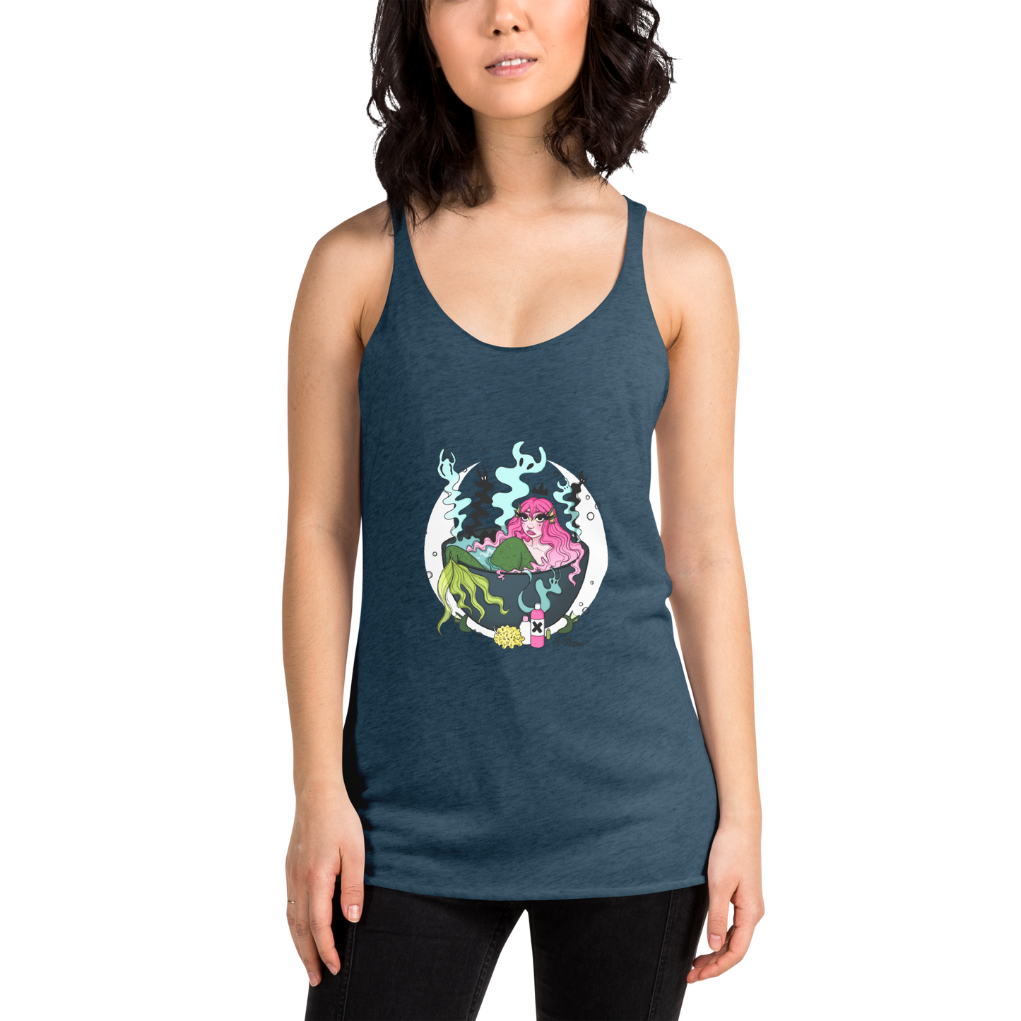 Mermaid by Nilopav - Women's Racerback Tank