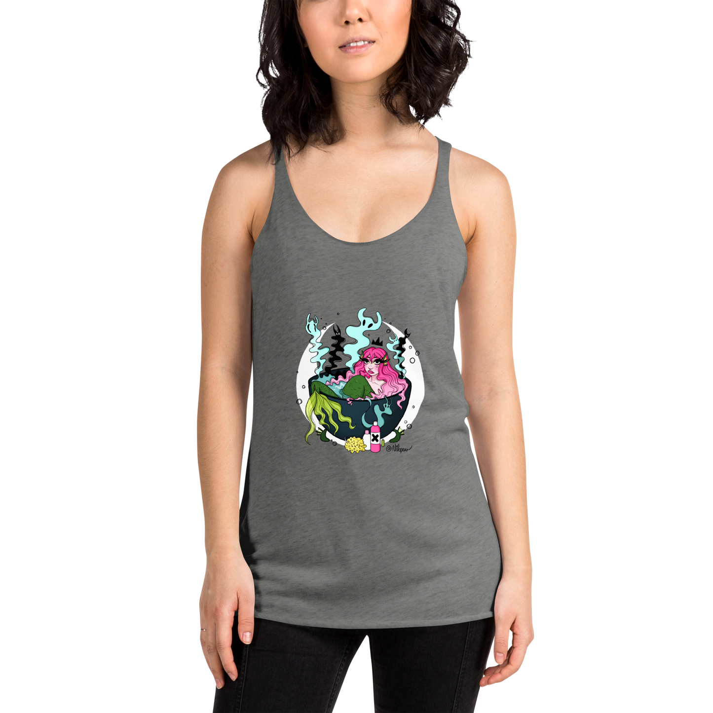 Mermaid by Nilopav - Women's Racerback Tank