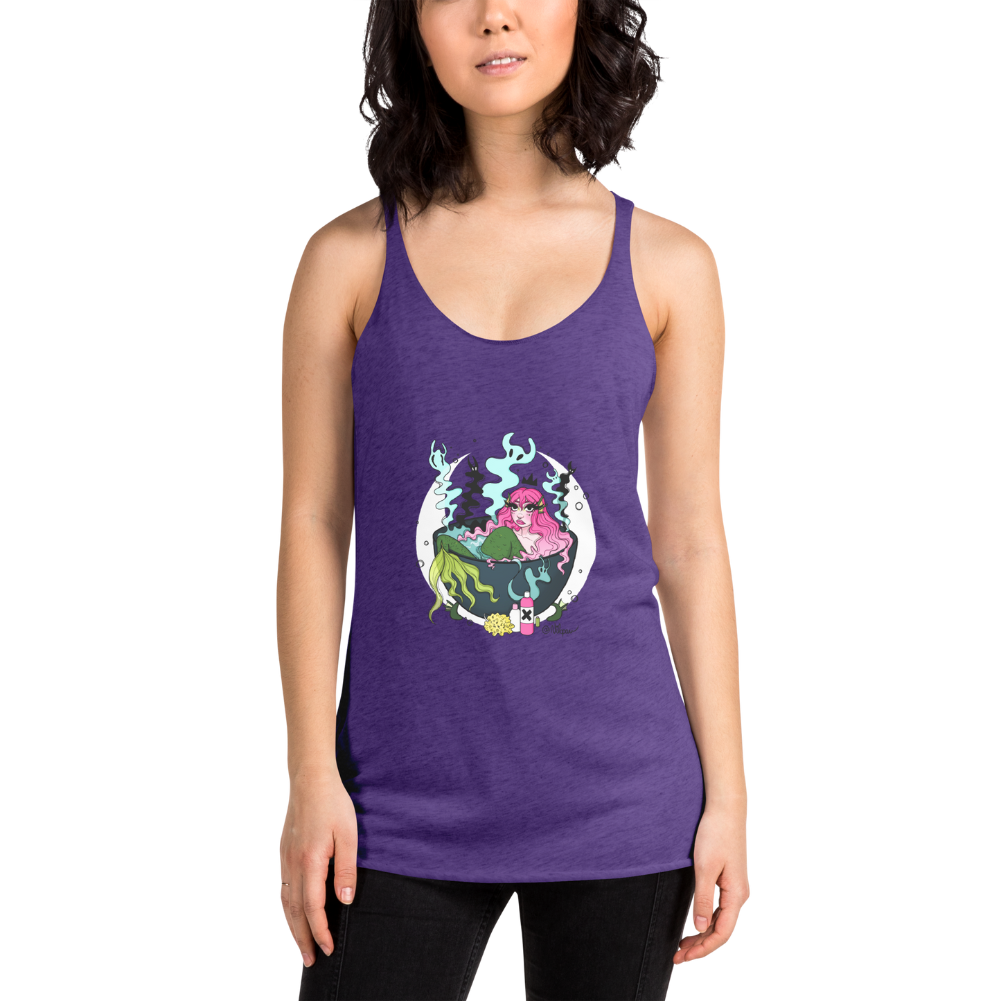 Mermaid by Nilopav - Women's Racerback Tank
