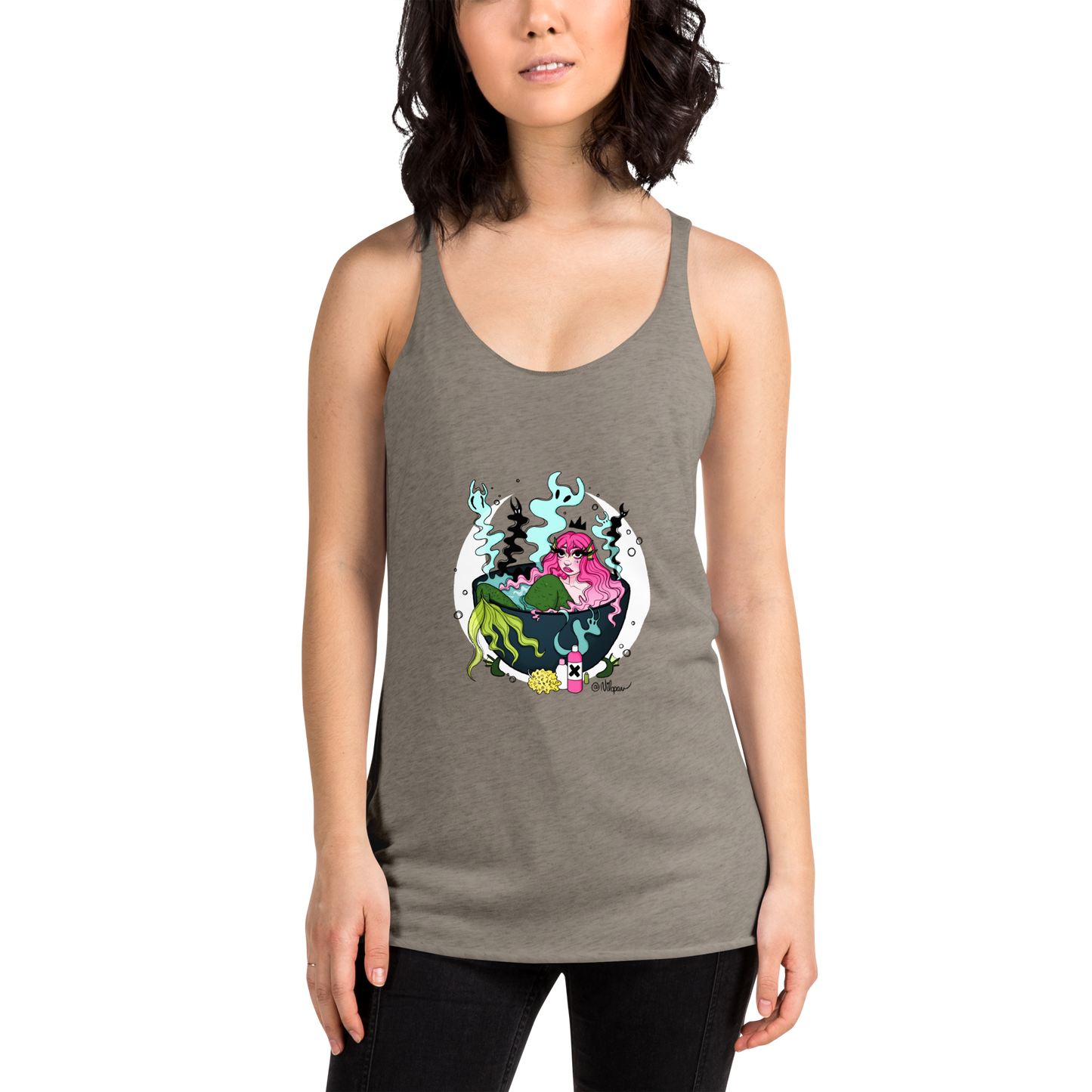 Mermaid by Nilopav - Women's Racerback Tank