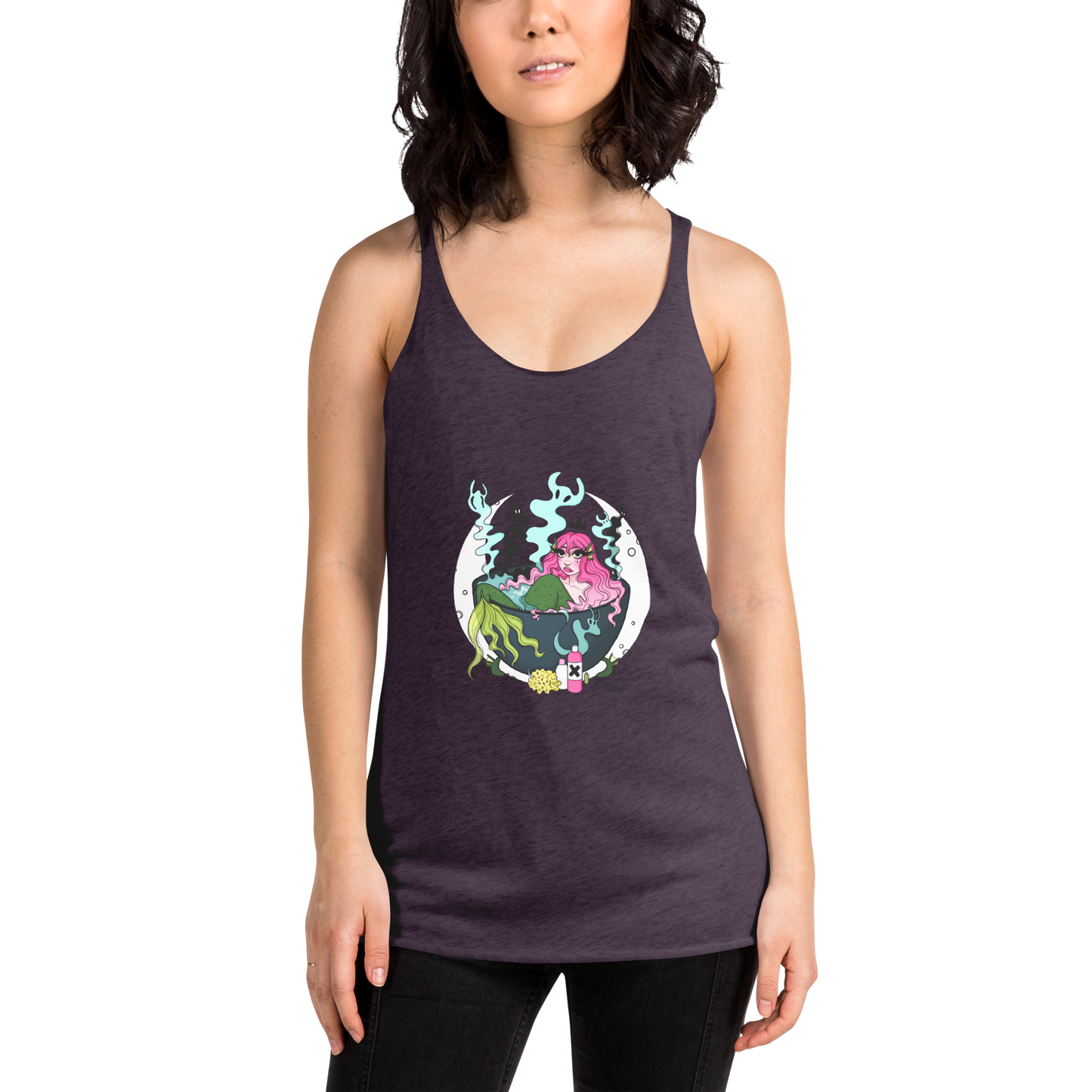 Mermaid by Nilopav - Women's Racerback Tank