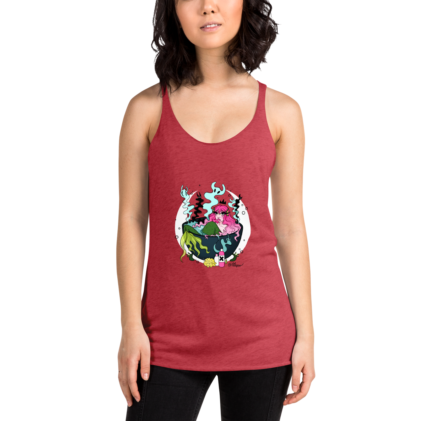 Mermaid by Nilopav - Women's Racerback Tank