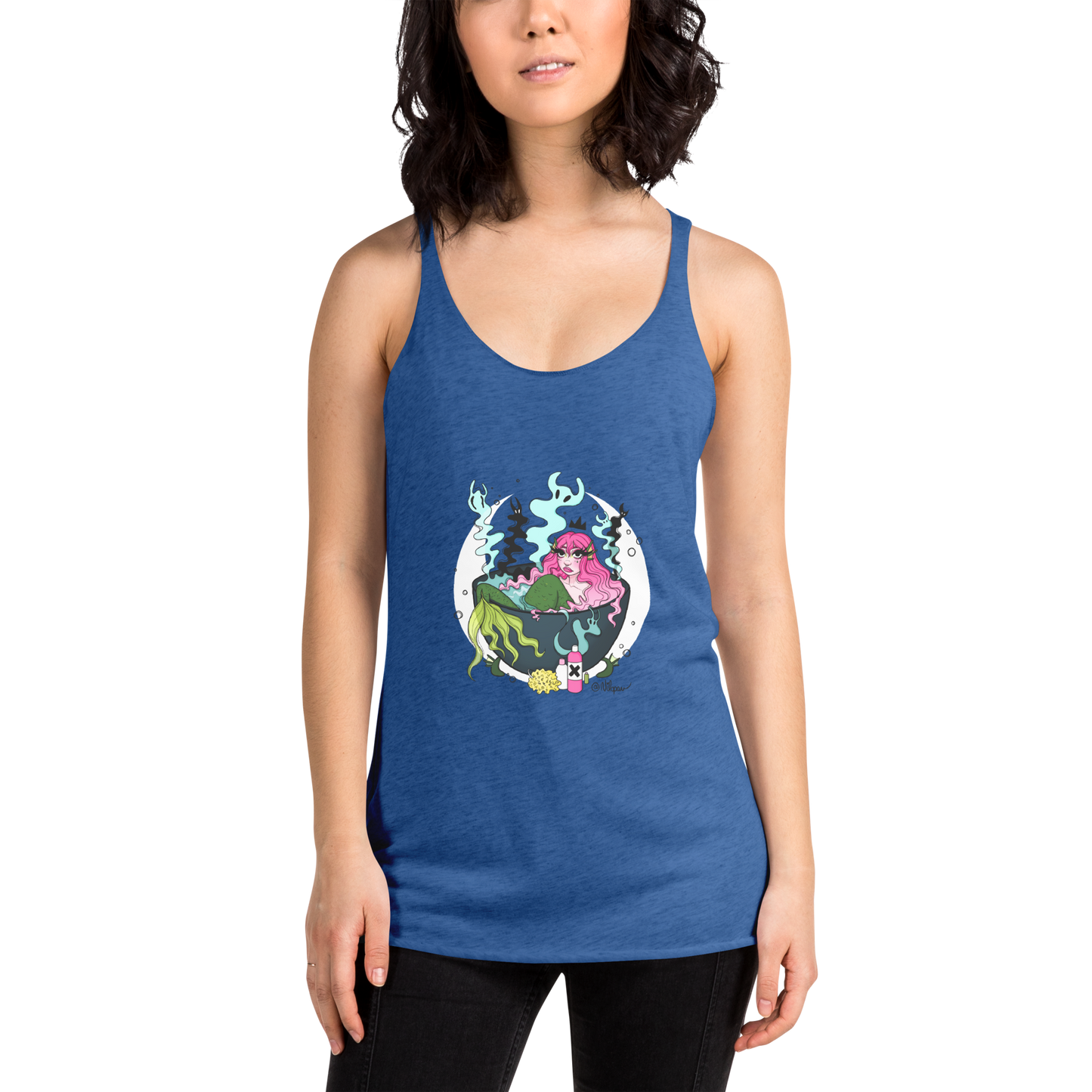 Mermaid by Nilopav - Women's Racerback Tank