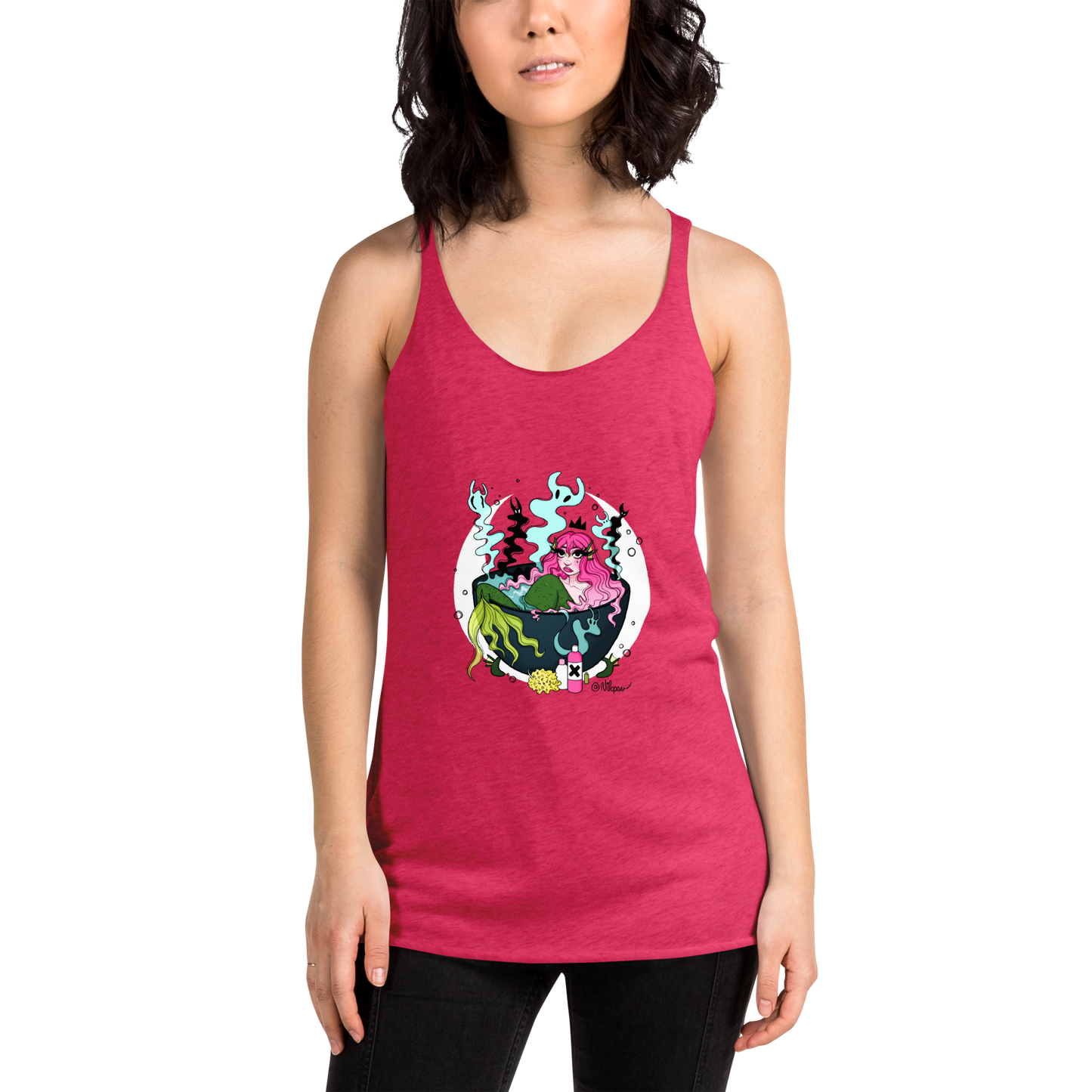 Mermaid by Nilopav - Women's Racerback Tank