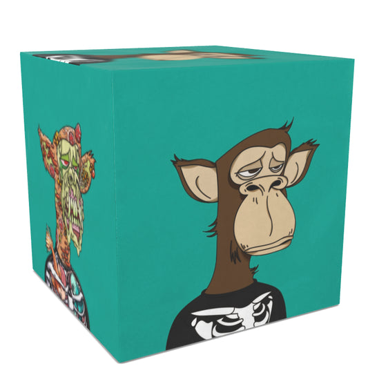 Cube feat Polygon Ape #6437 🇬🇧 handmade in UK