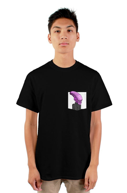 mens tshirt with pocket feat arkaneskulls