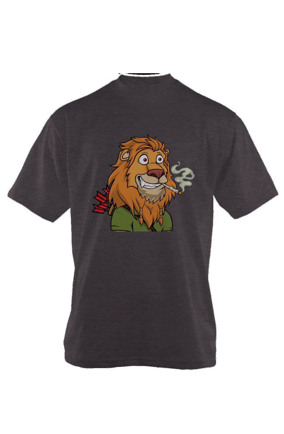 Oversized Heavyweight T Shirt feat Lazy Lion #7427