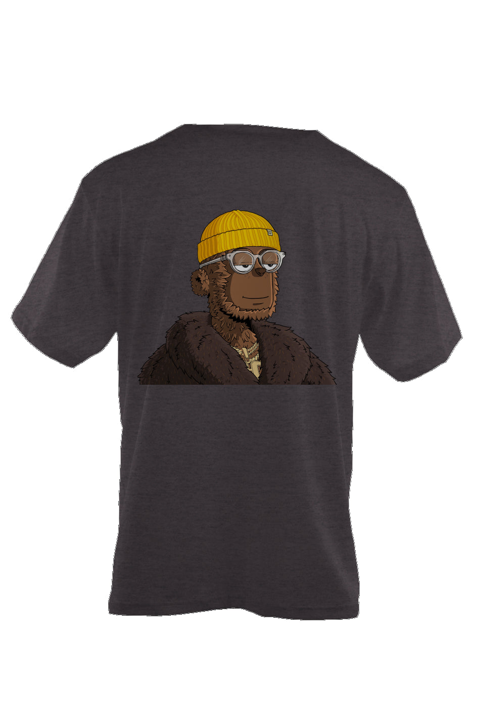 Oversized Heavyweight T Shirt feat. y00t #526 (front logo-QRcode / Rear Print)