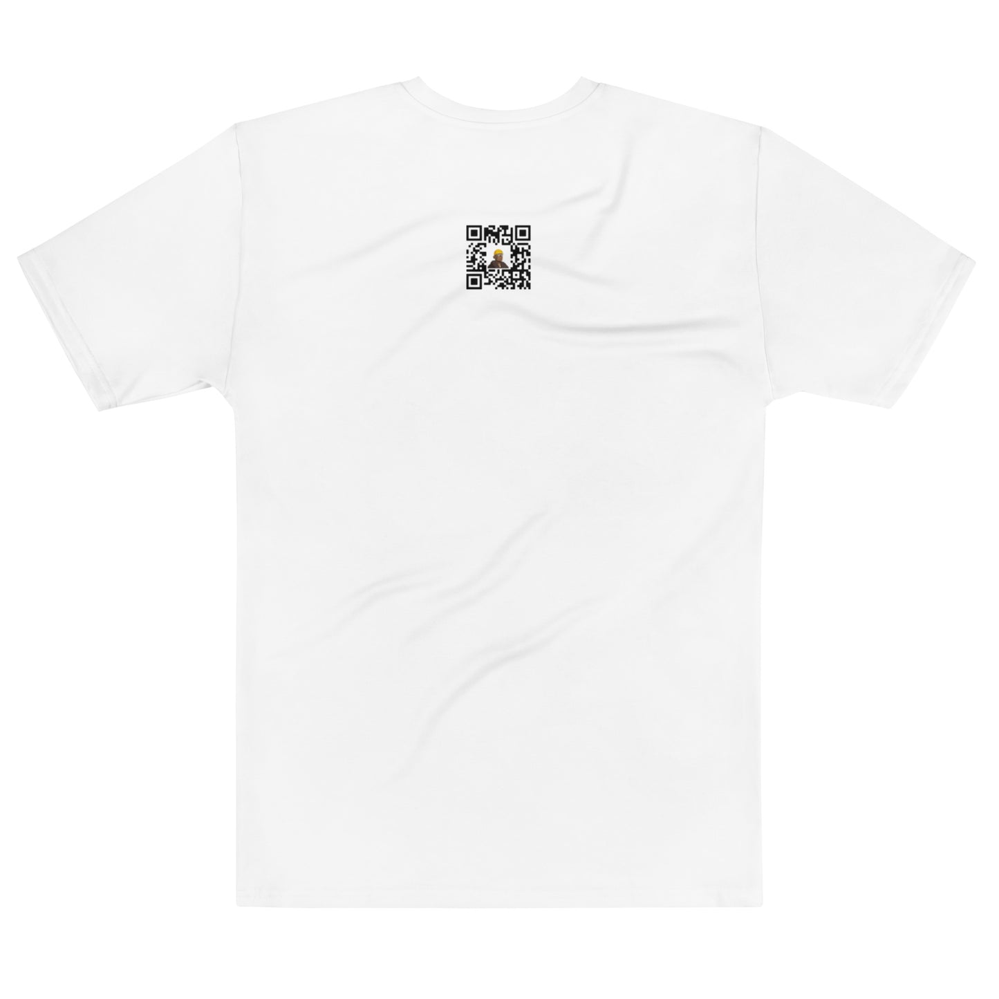 All-Over t-shirt feat y00t #526 (rear QrCode NFT URL)