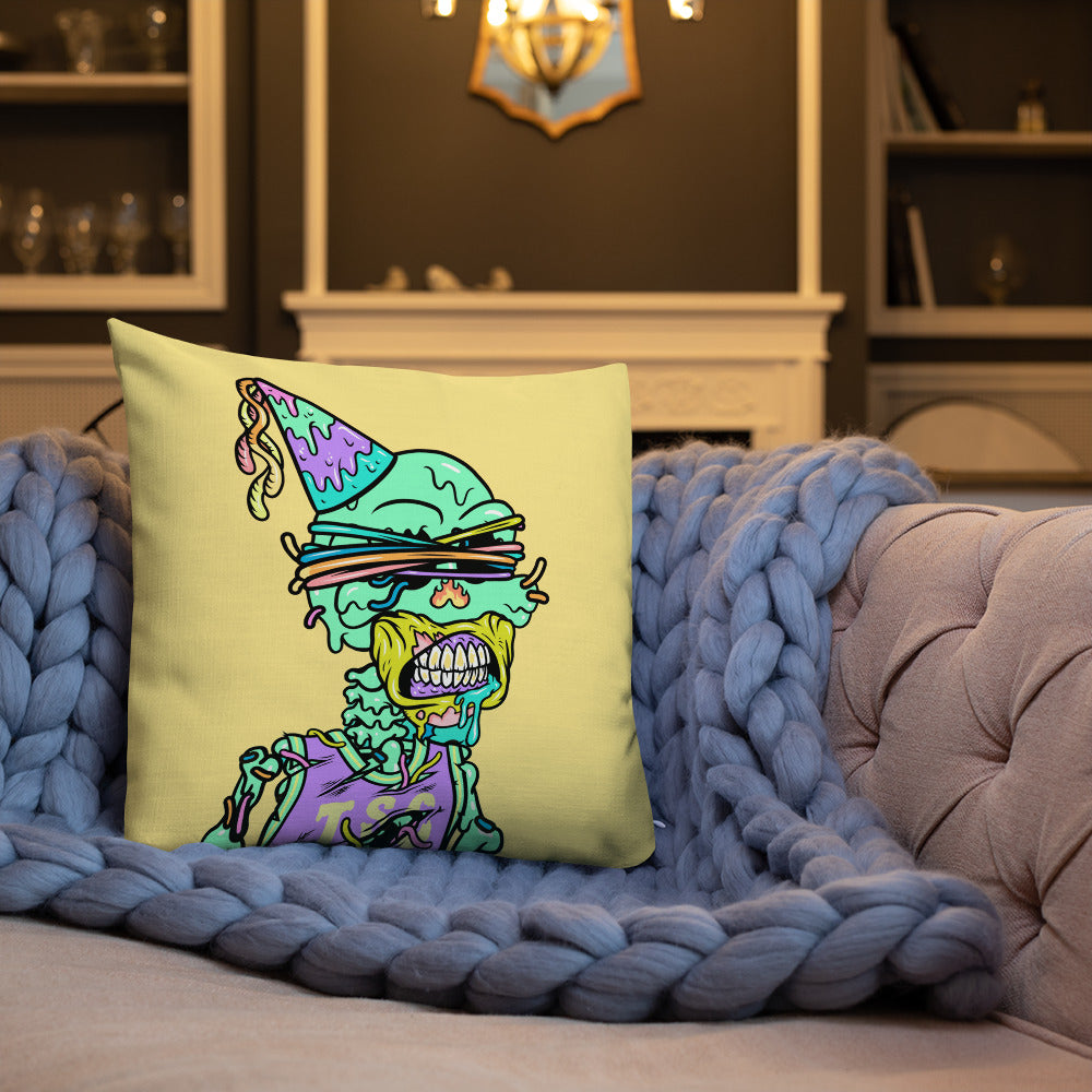 Premium Pillow feat Toxic Skulls Club #2807