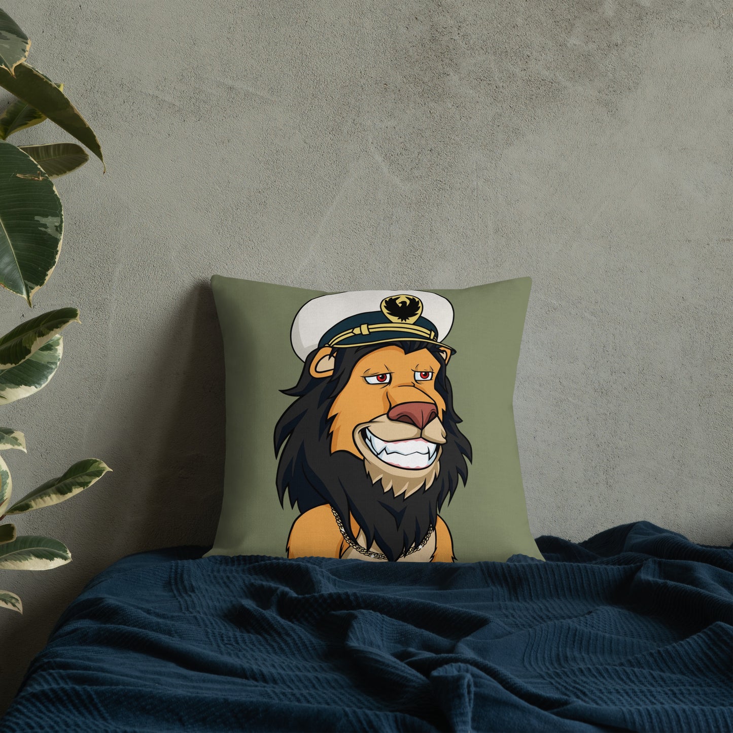 Premium Pillow feat Lazy Lion #8067