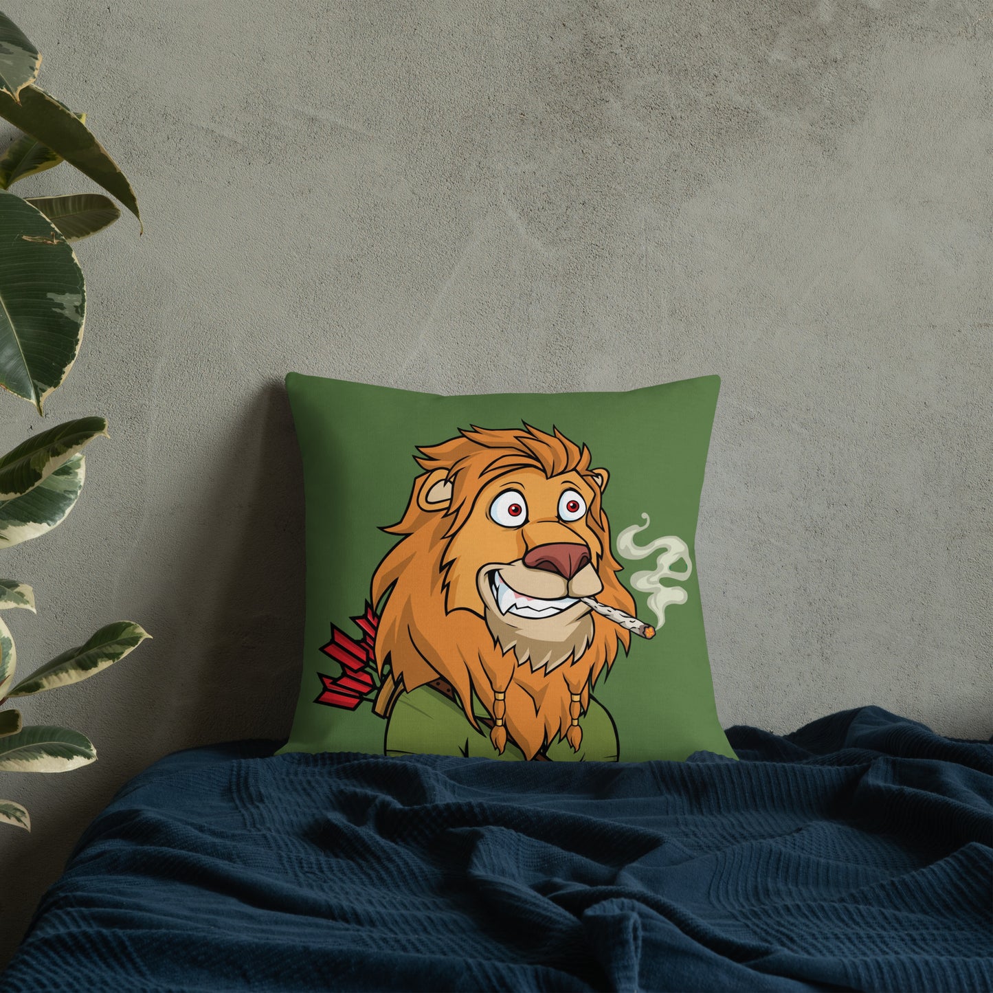 Premium Pillow feat Lazy Lion #7427